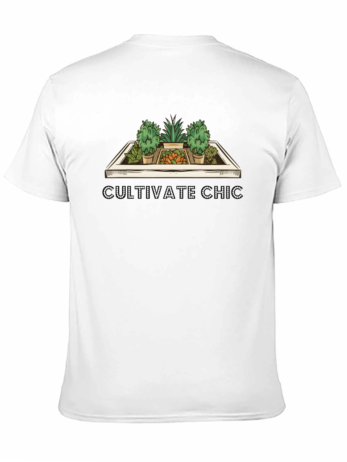 Cultivate Chic Graphic Tee - Trendy Garden Lovers Shirt