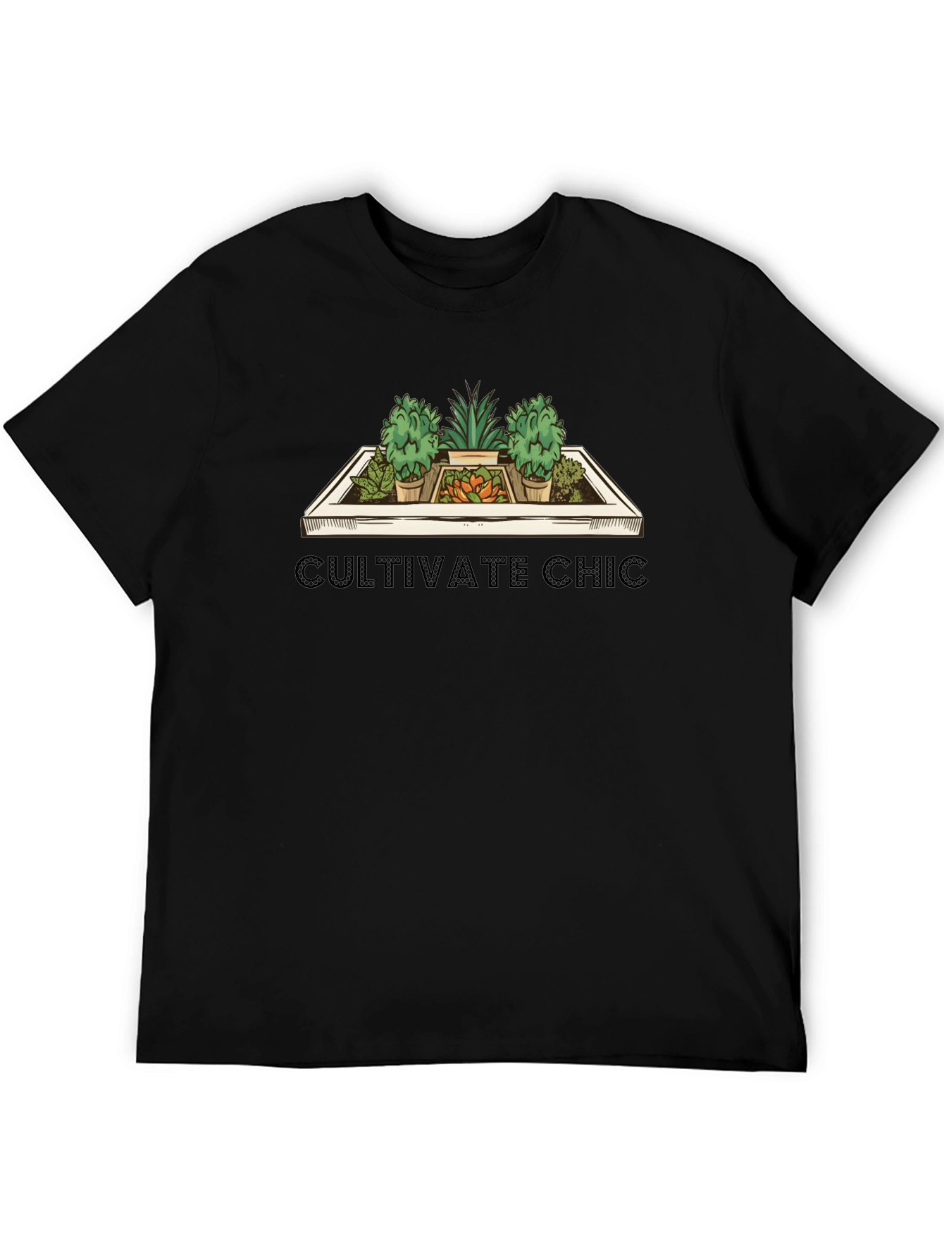 Cultivate Chic Graphic Tee - Trendy Garden Lovers Shirt