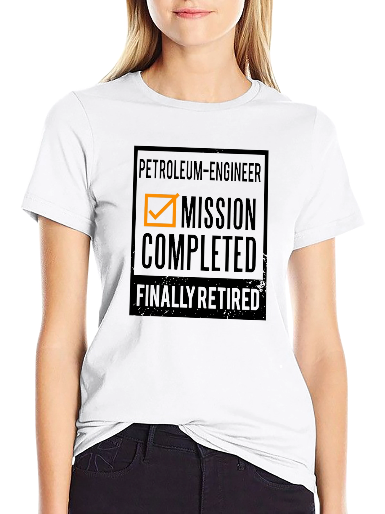 Petroleum Engineer Retired T-Shirt - Mission Complete
