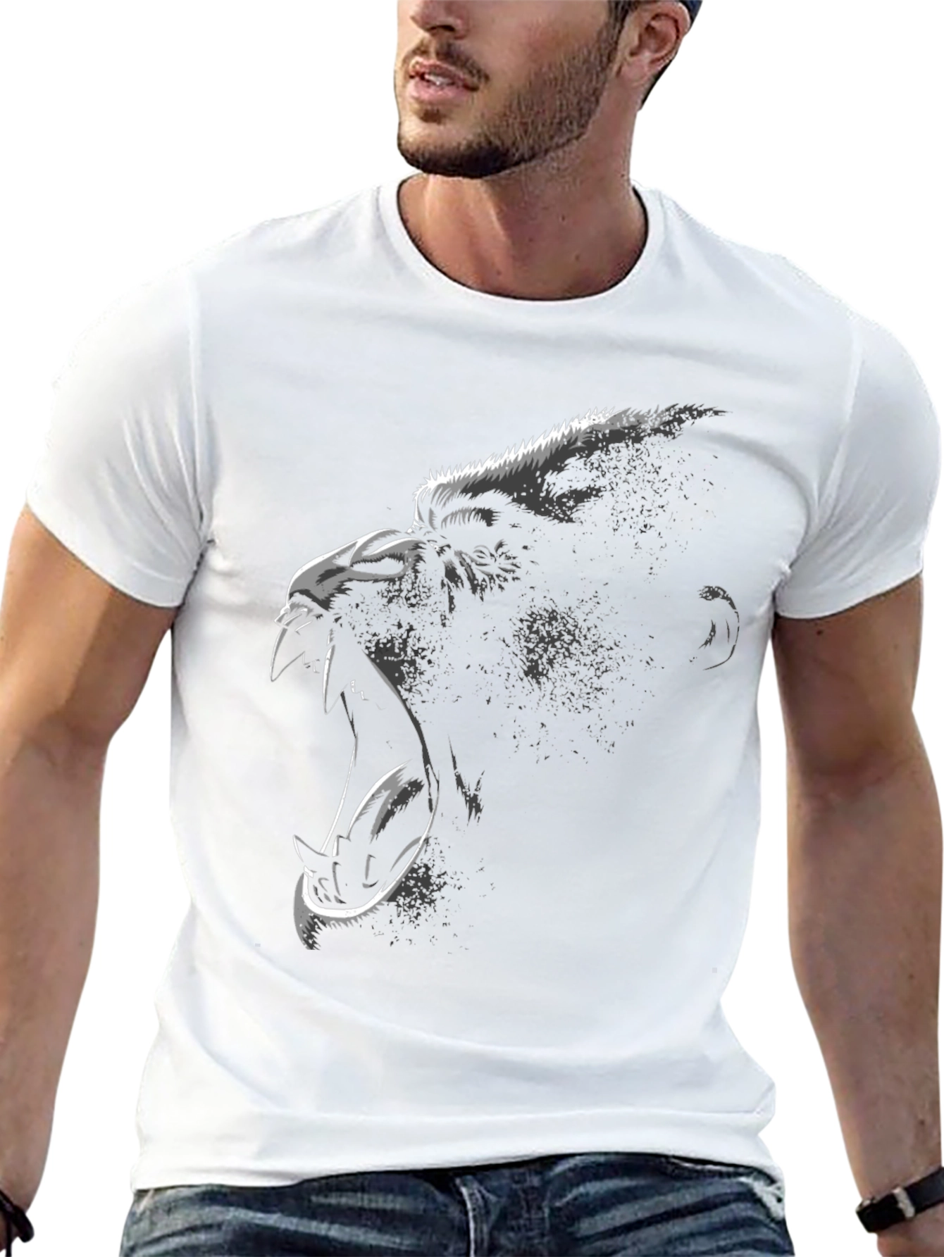 Primal Rage Graphic Tee - Black Gorilla T-Shirt