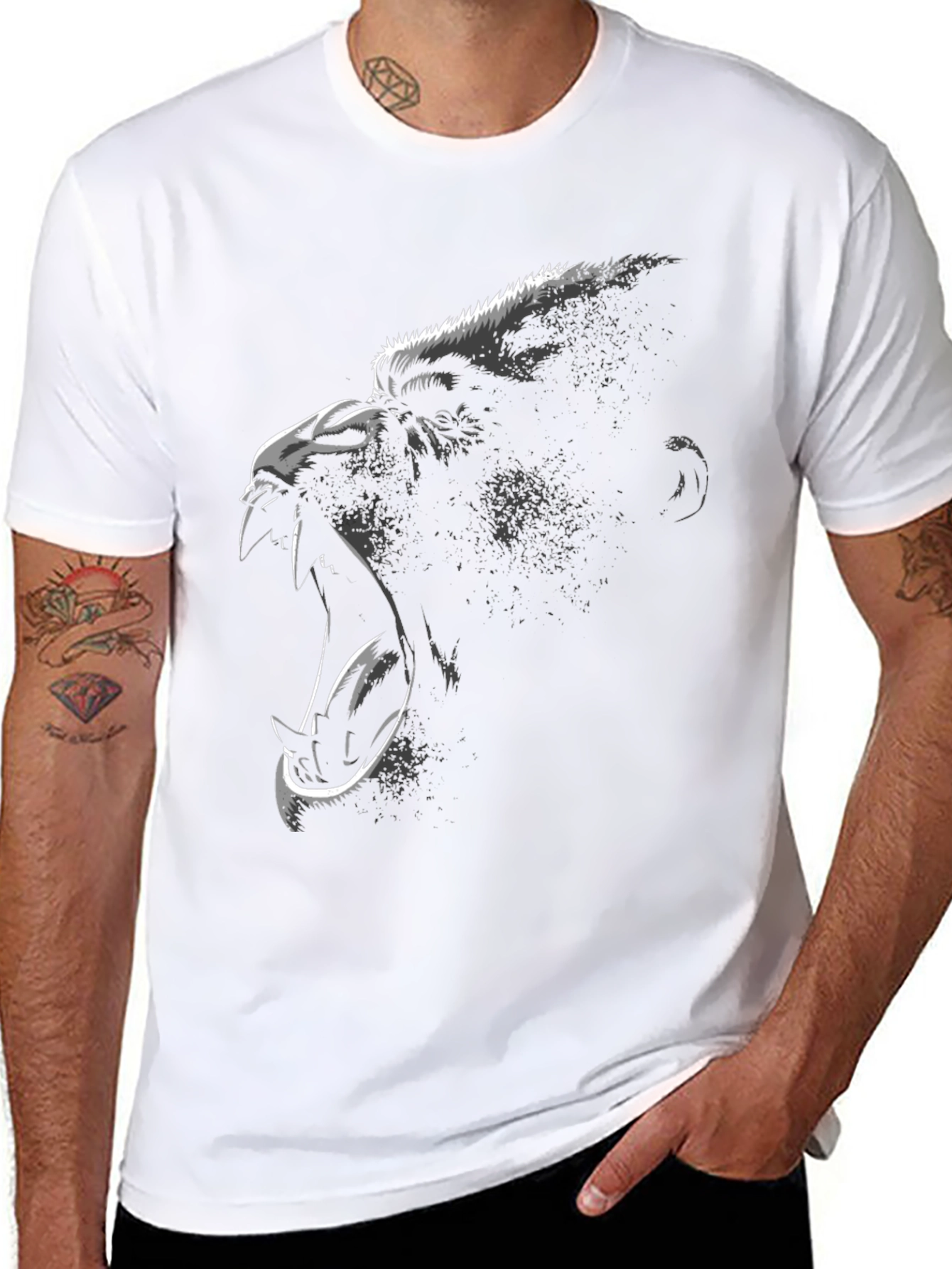 Primal Rage Graphic Tee - Black Gorilla T-Shirt