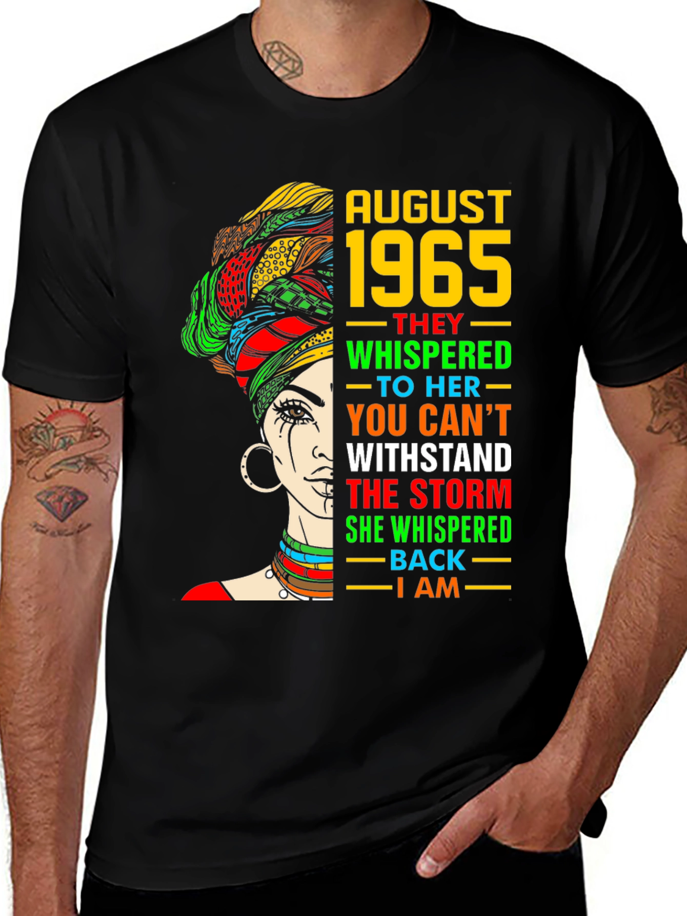 August 1965 Woman T-Shirt - Withstand the Storm