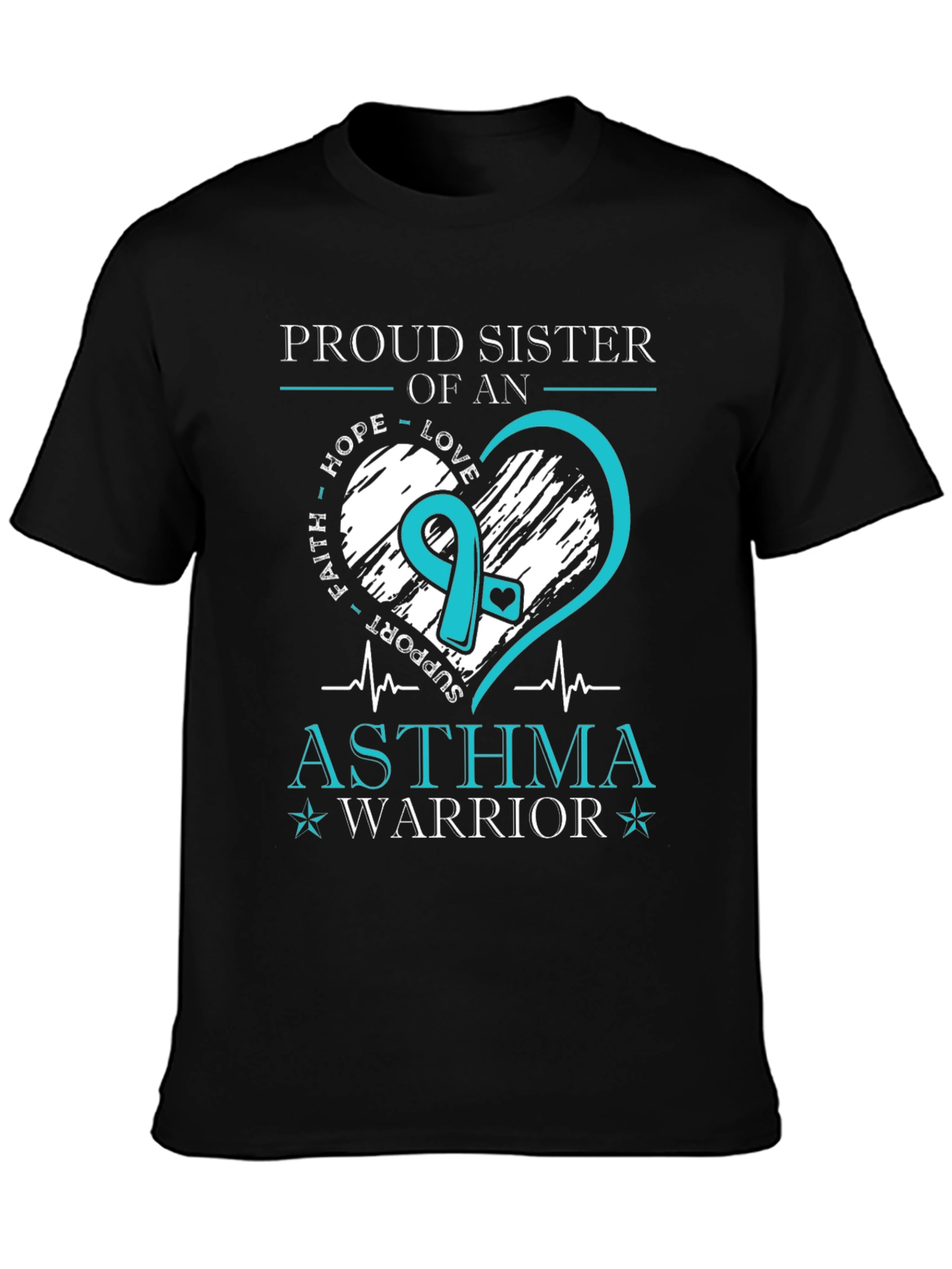 Proud Sister of an Asthma Warrior T-Shirt