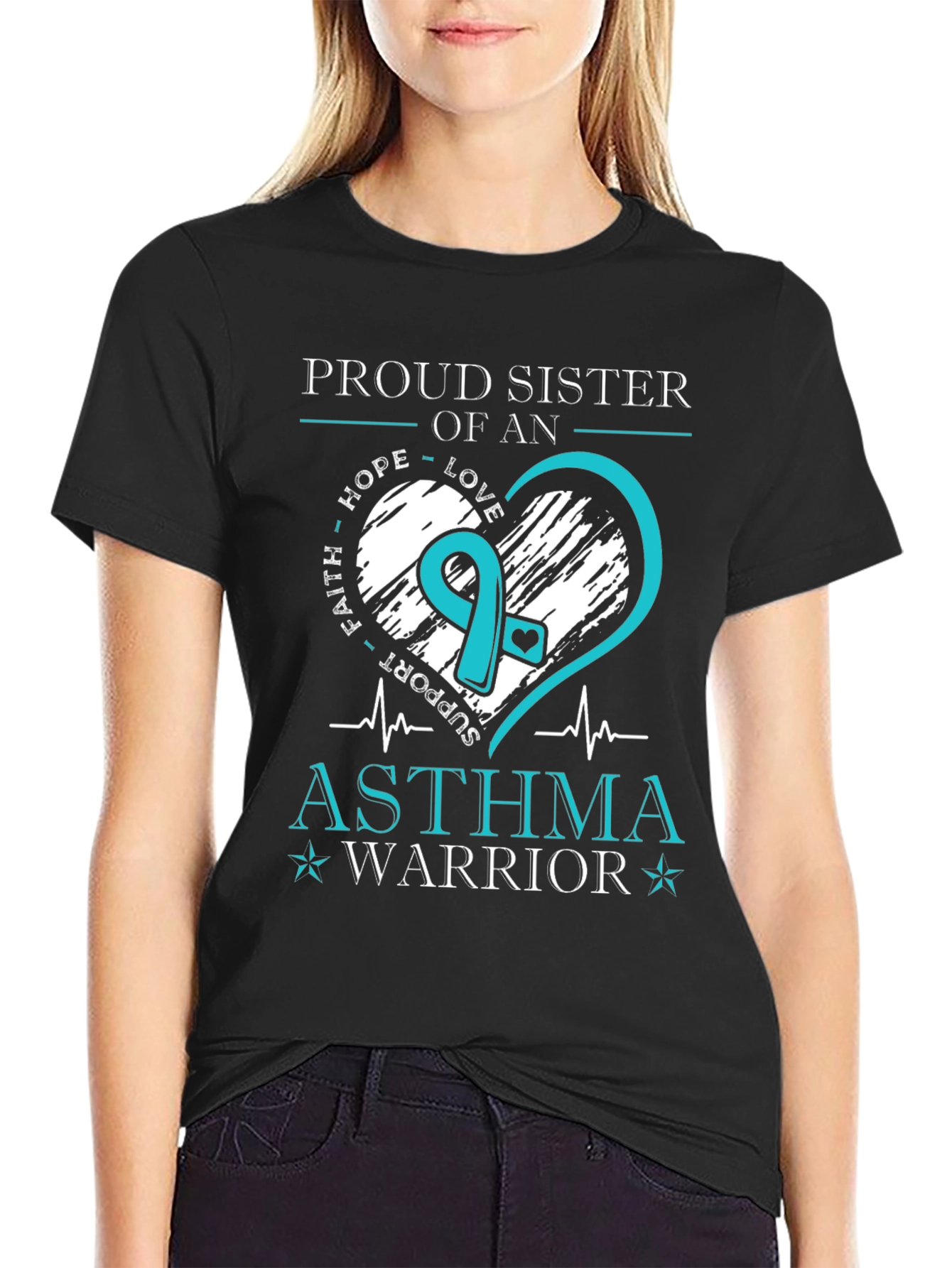 Proud Sister of an Asthma Warrior T-Shirt