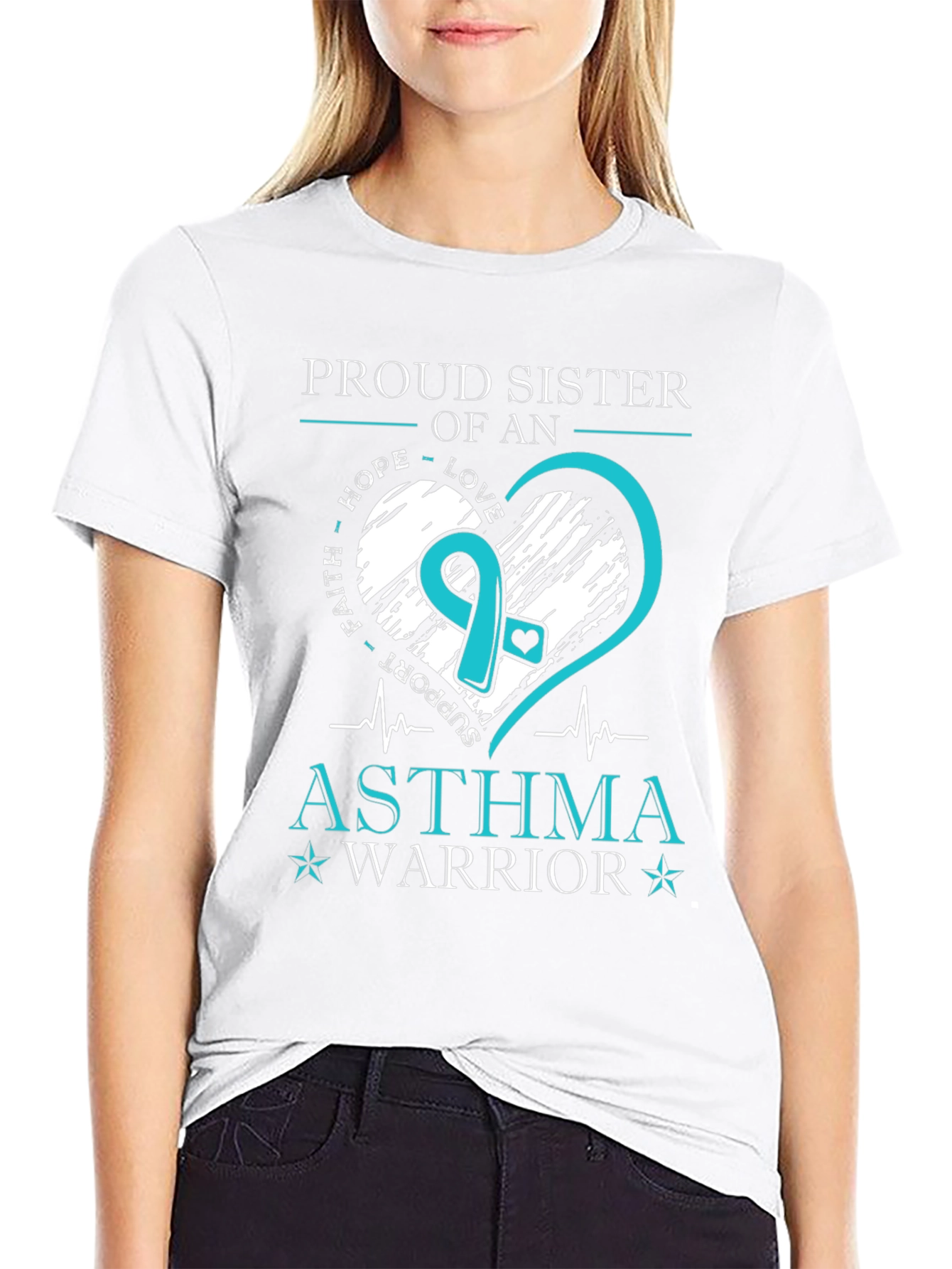 Proud Sister of an Asthma Warrior T-Shirt