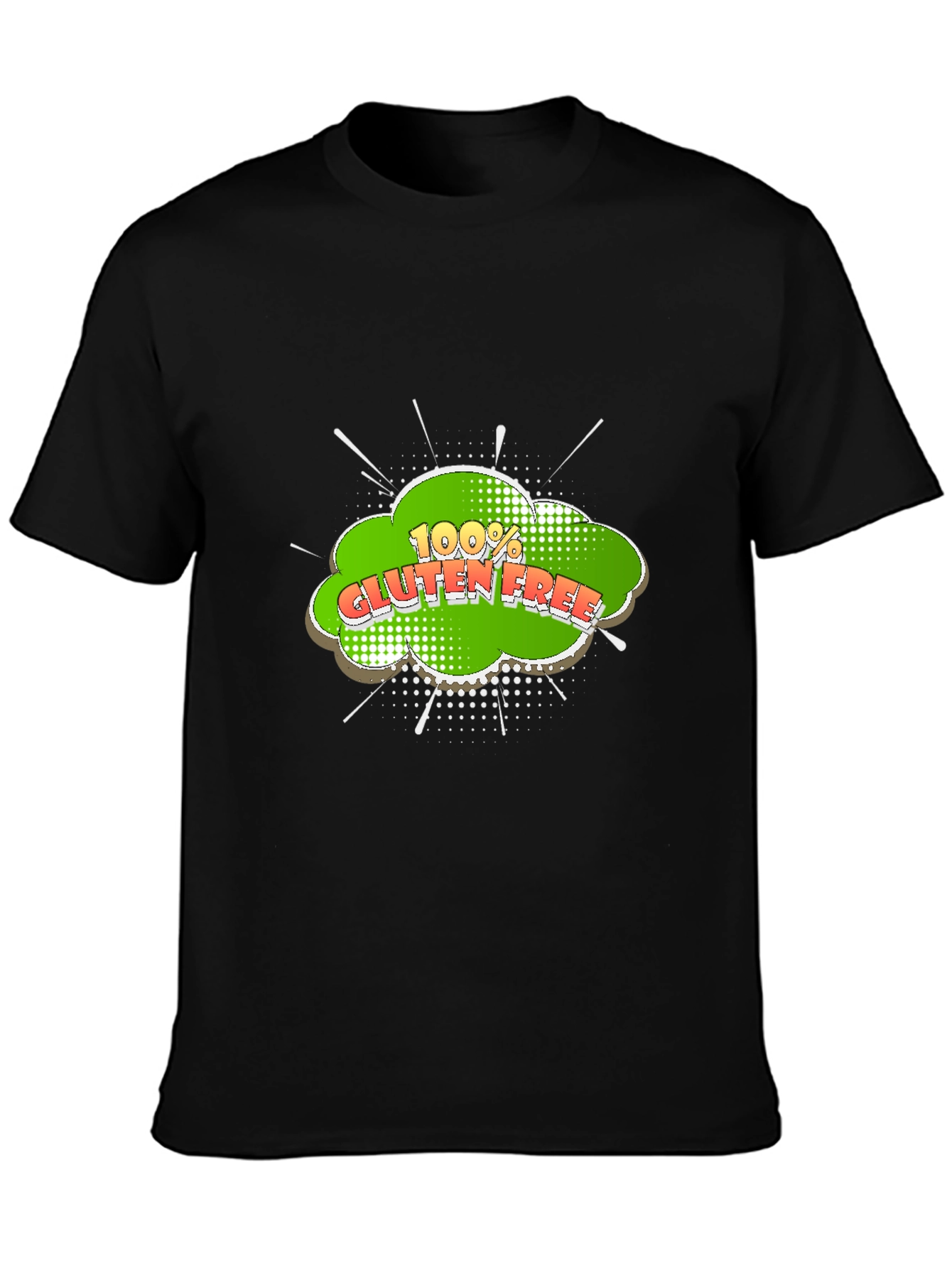Gluten Free Graphic T-Shirt - Black