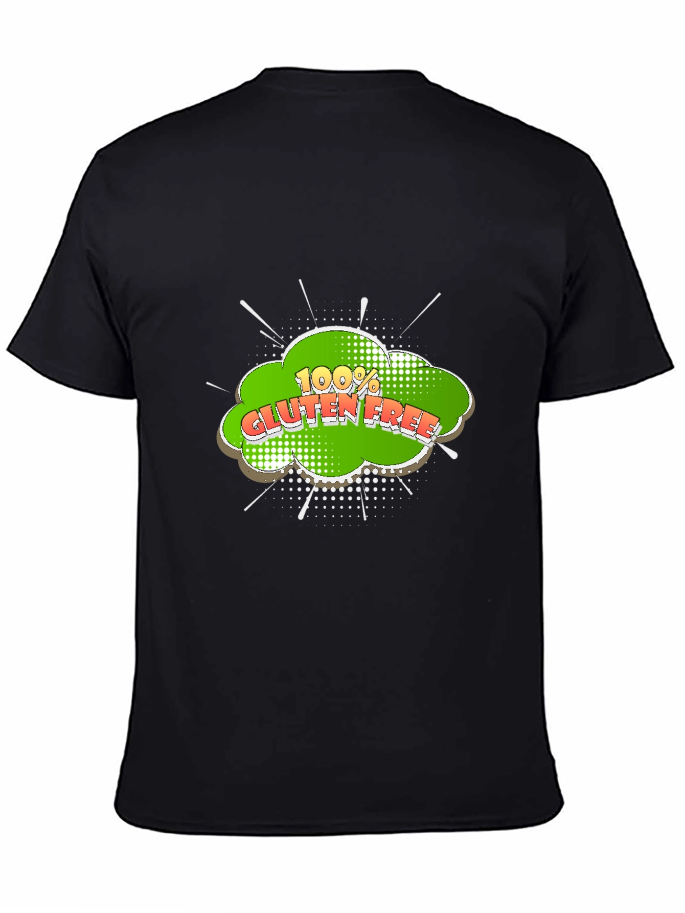 Gluten Free Graphic T-Shirt - Black