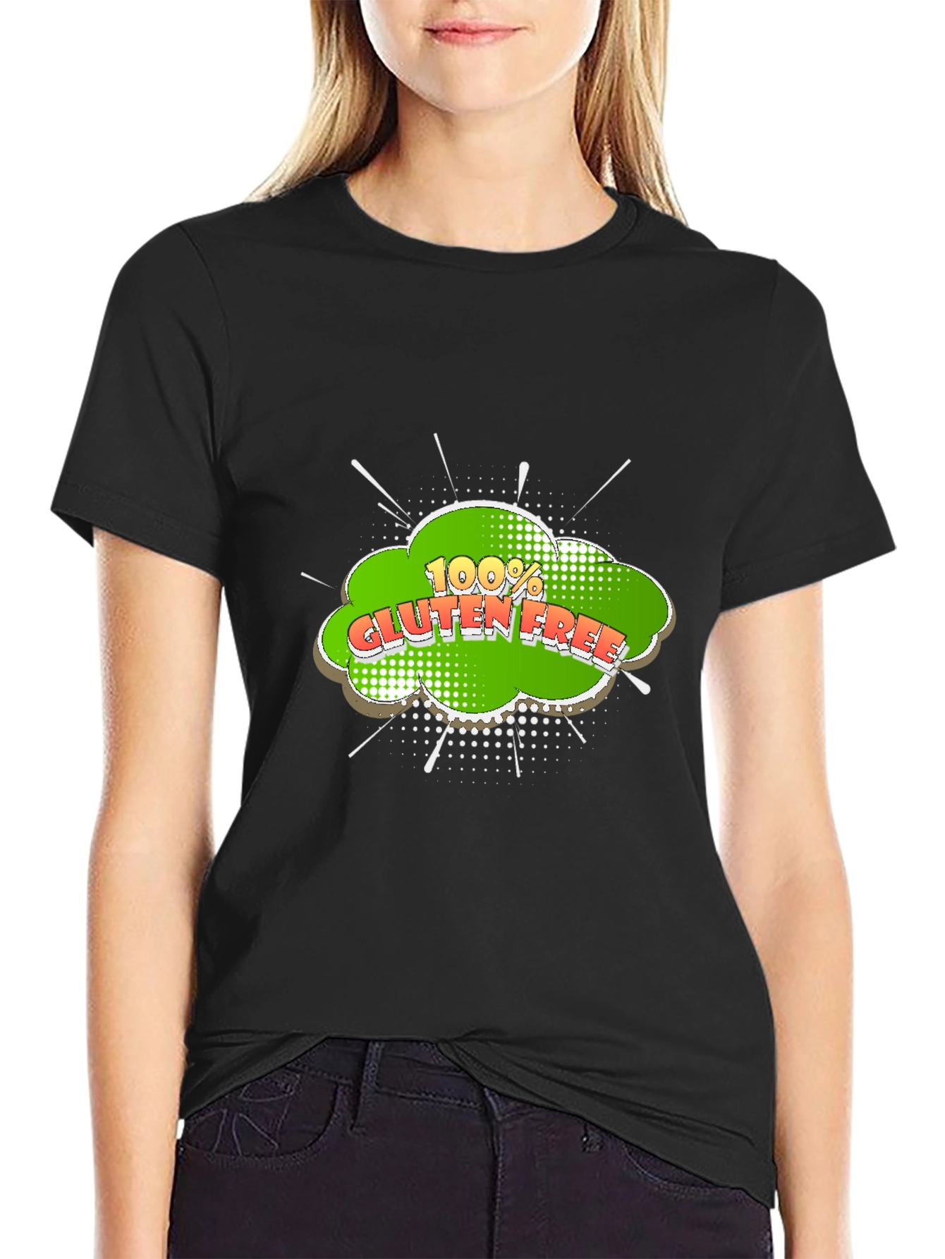 Gluten Free Graphic T-Shirt - Black
