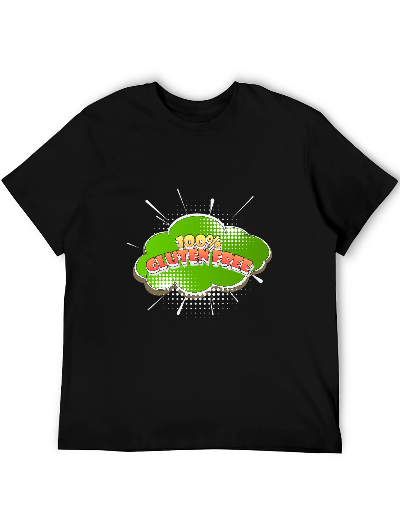 Gluten Free Graphic T-Shirt - Black