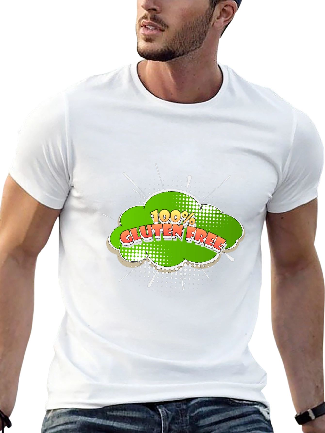 Gluten Free Graphic T-Shirt - Black