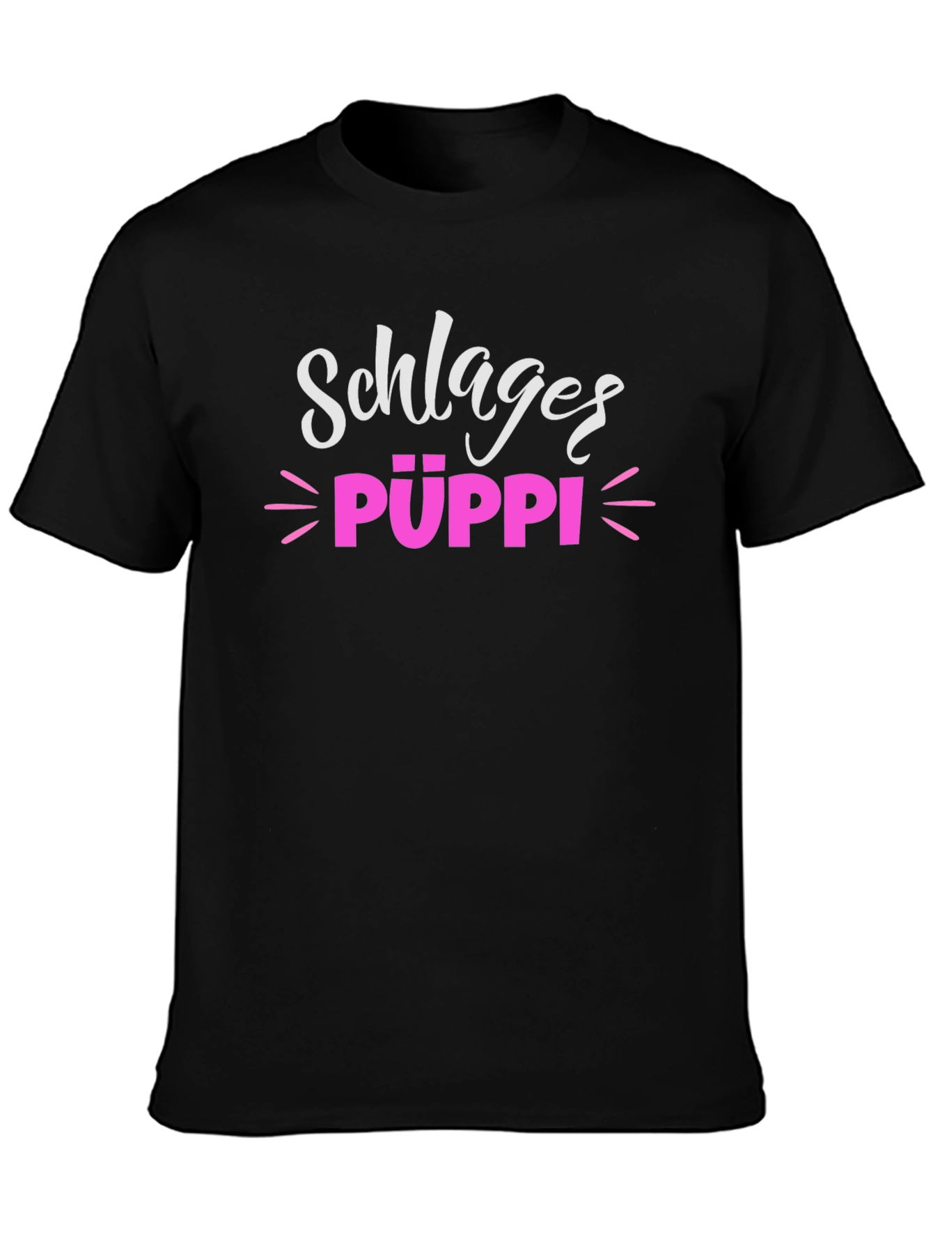 Schlager Puppi T-Shirt Black Cute German Tee