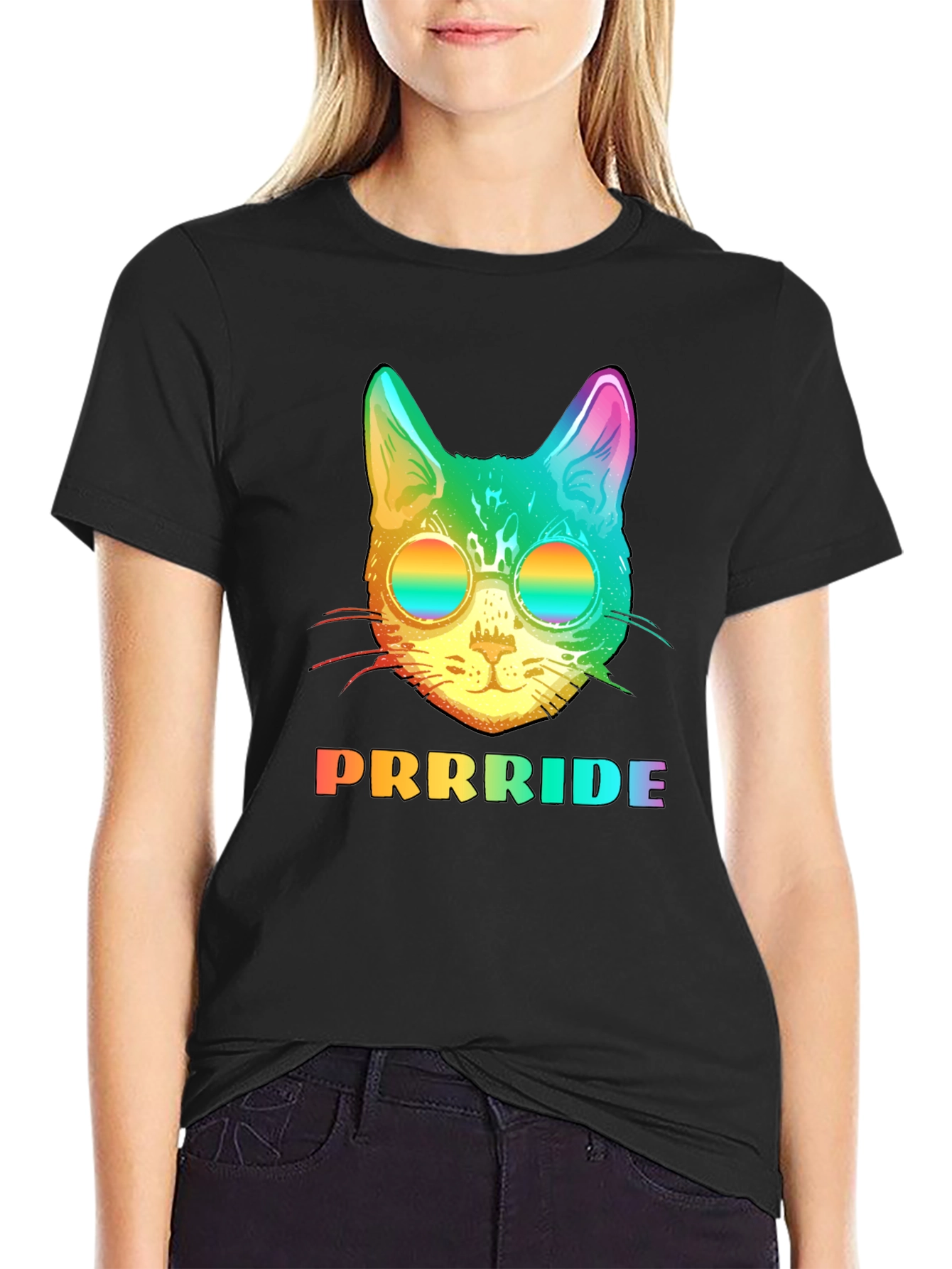 Rainbow Cat Pride T-Shirt