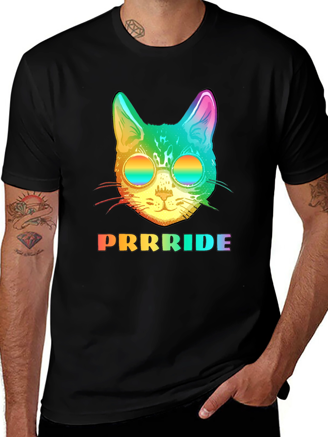 Rainbow Cat Pride T-Shirt