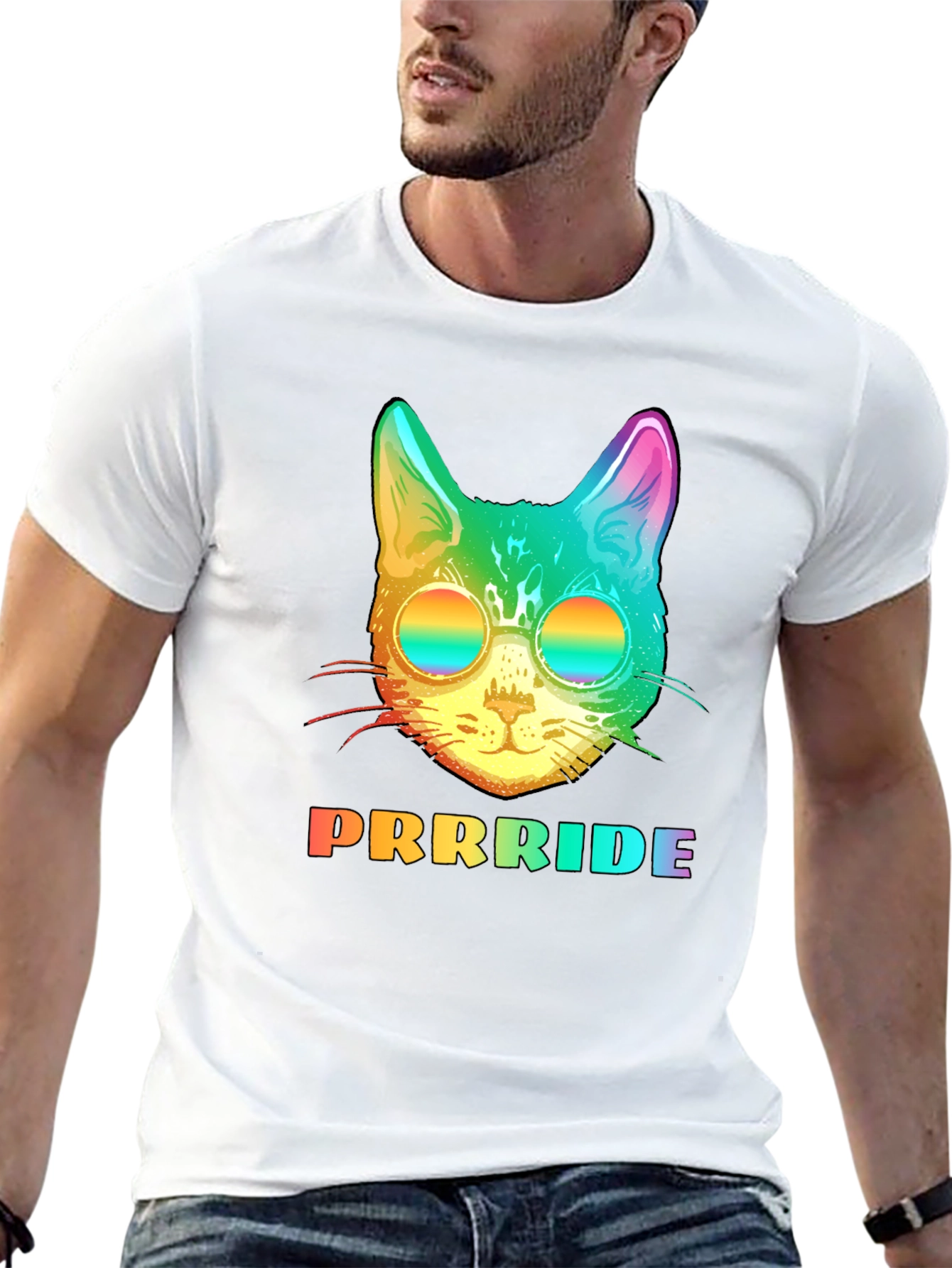 Rainbow Cat Pride T-Shirt
