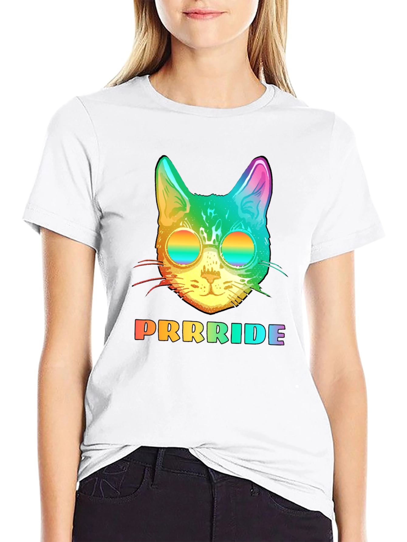 Rainbow Cat Pride T-Shirt