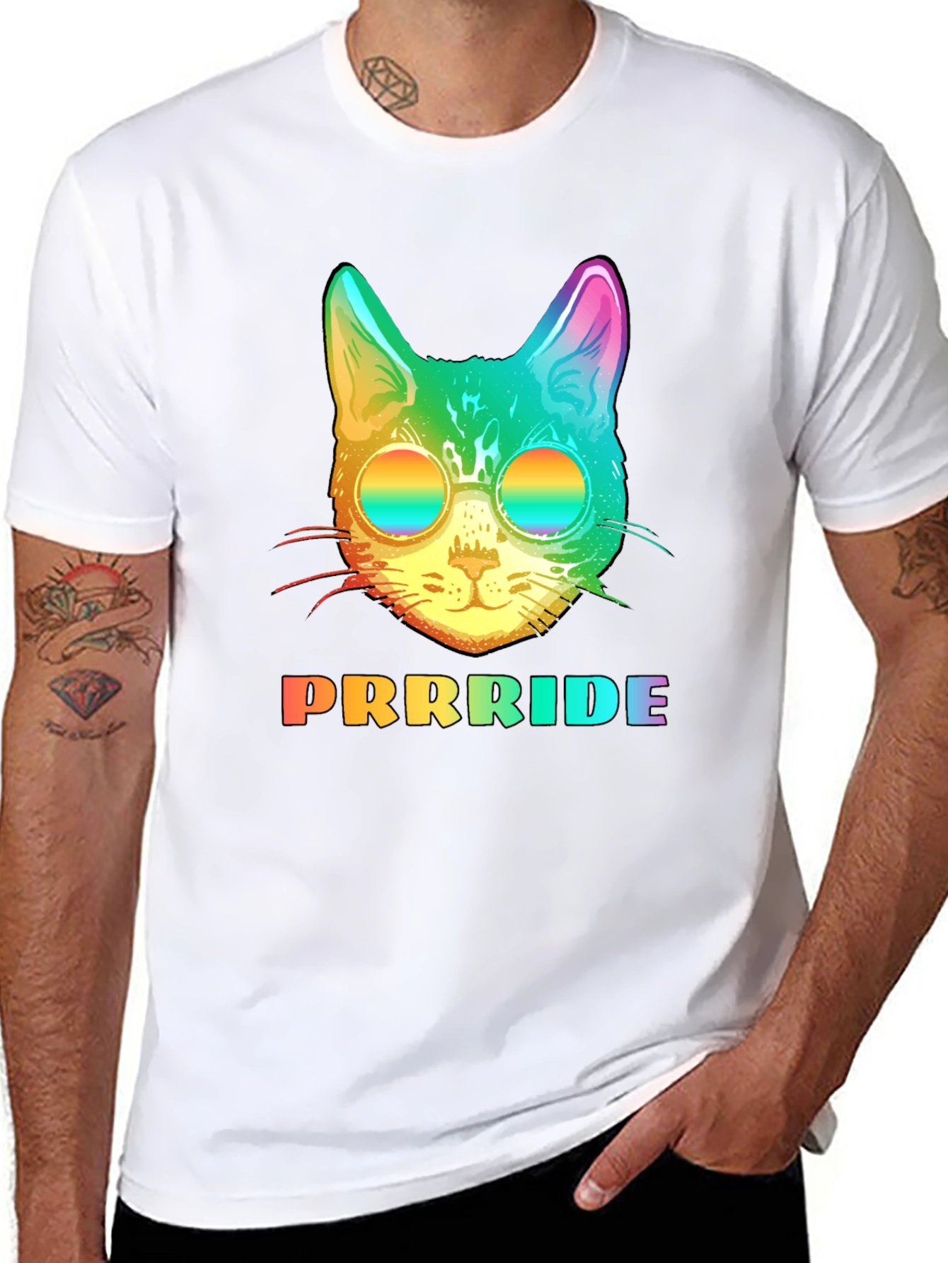 Rainbow Cat Pride T-Shirt