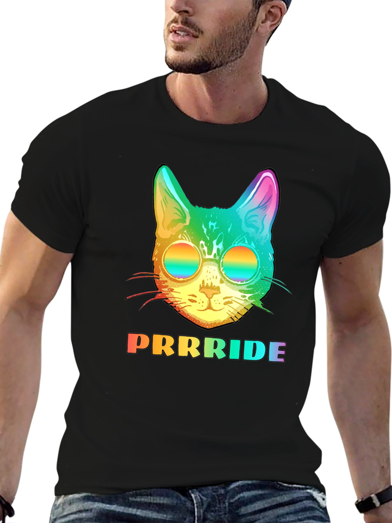 Rainbow Cat Pride T-Shirt