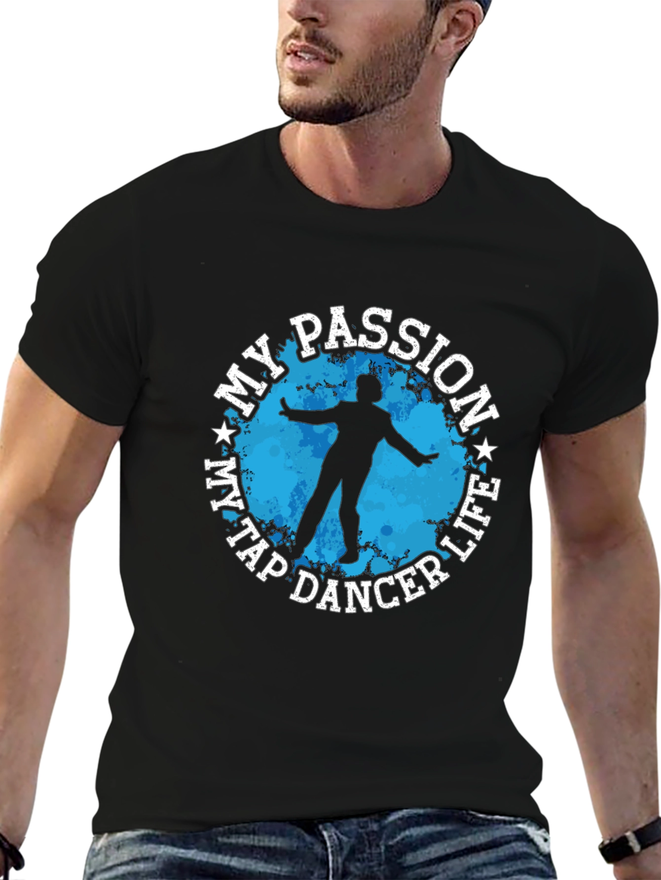 My Tap Dancer Life Passion Black T-Shirt