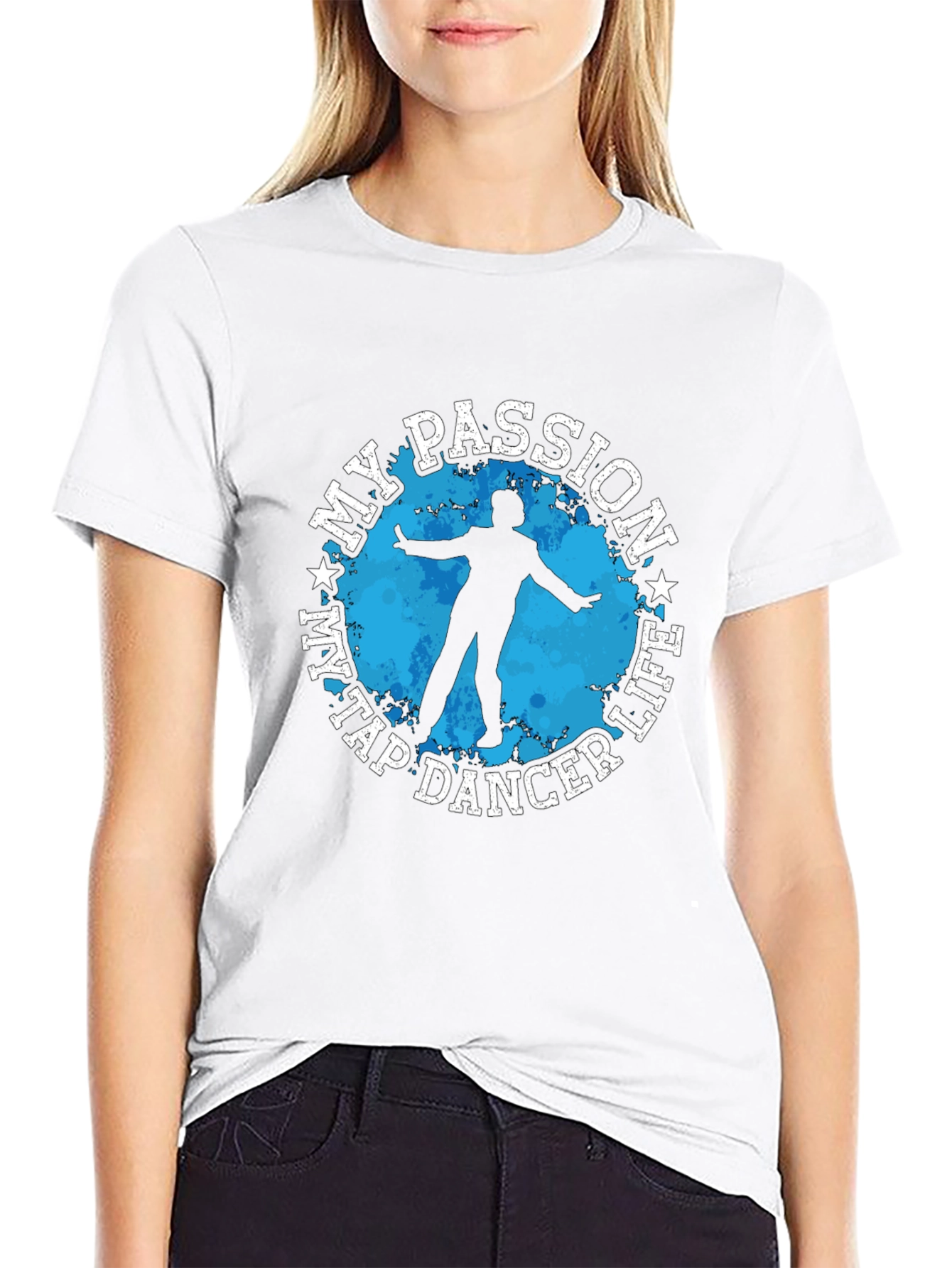 My Tap Dancer Life Passion Black T-Shirt