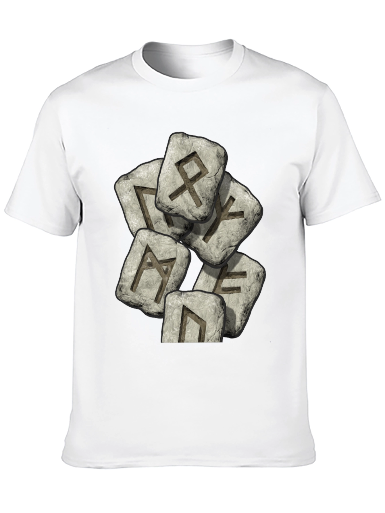 Rune Stone Graphic T-Shirt - Black