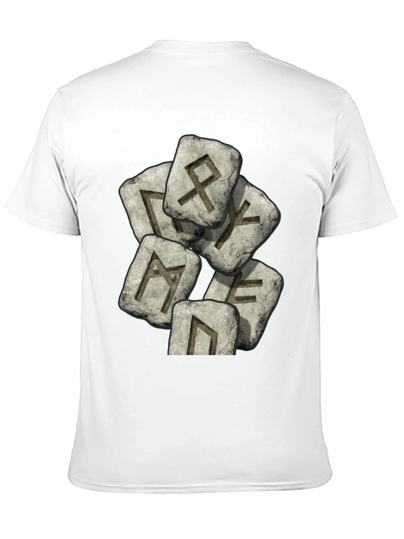 Rune Stone Graphic T-Shirt - Black