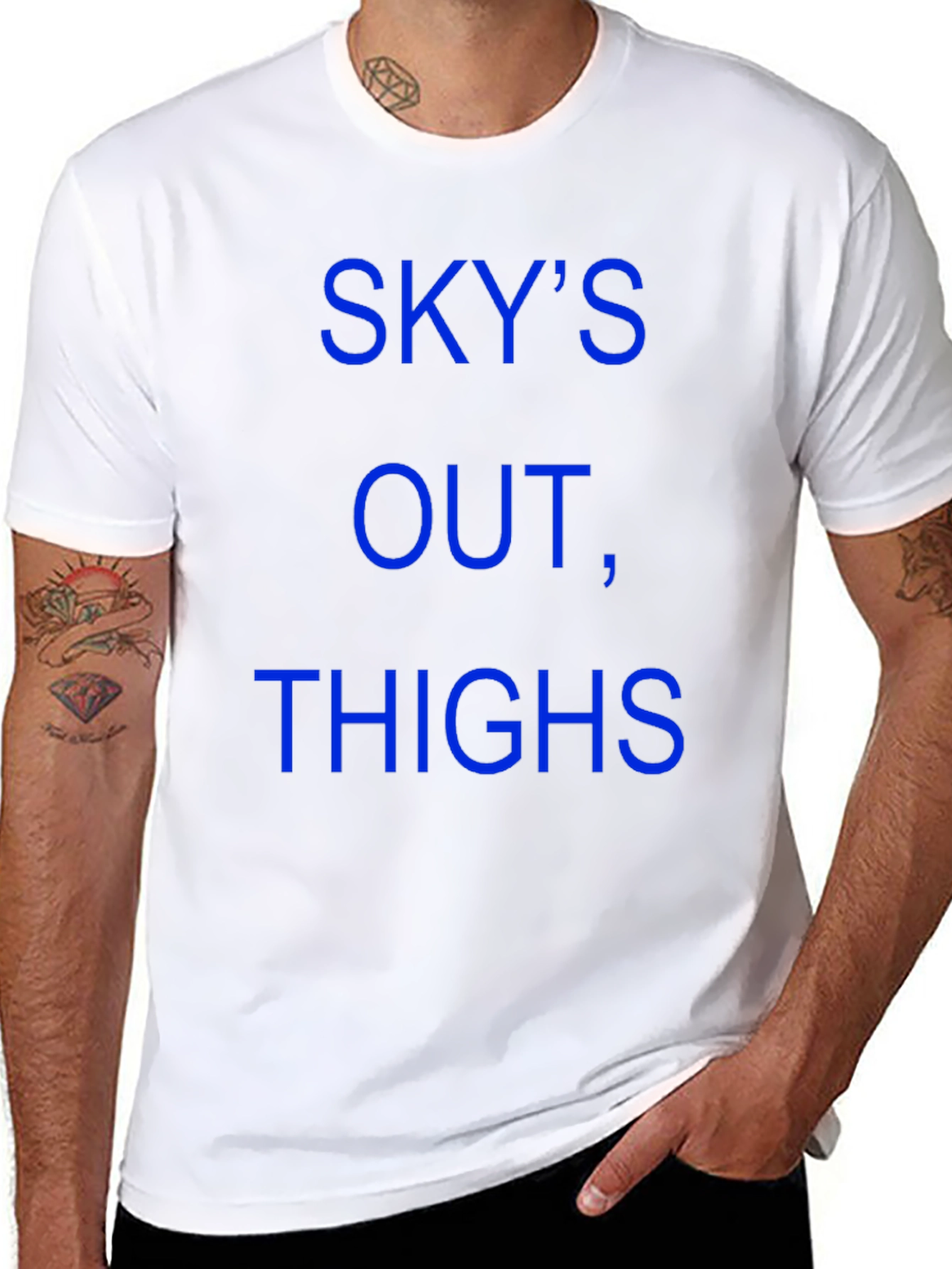 Skys Out Thighs Out T-Shirt