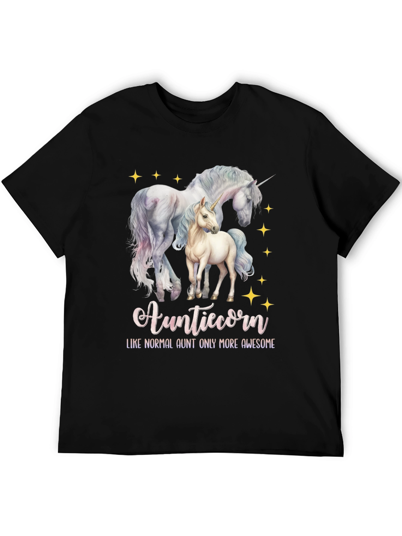 Auntiecorn Unicorn Graphic Tee