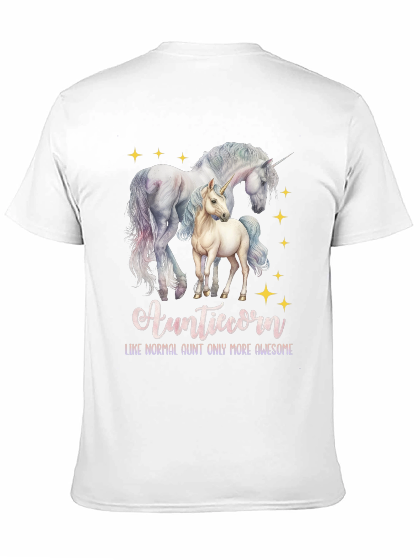Auntiecorn Unicorn Graphic Tee