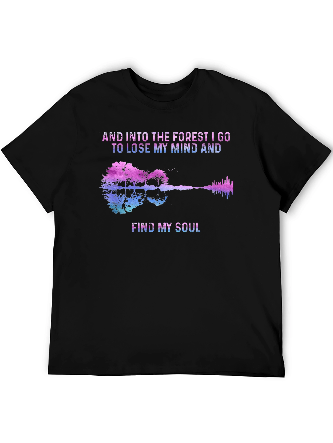 Forest Soul Guitar Graphic T-Shirt