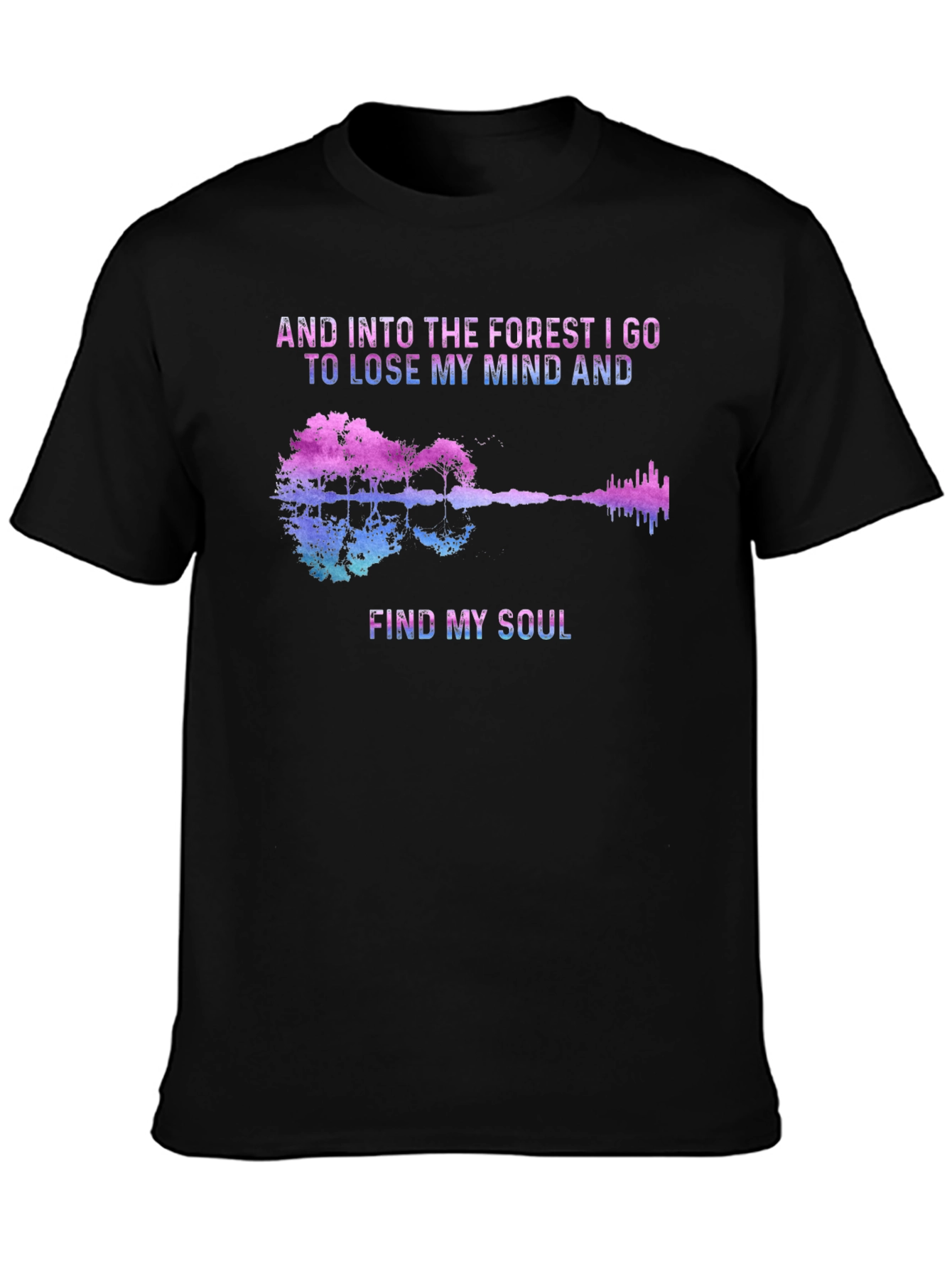 Forest Soul Guitar Graphic T-Shirt