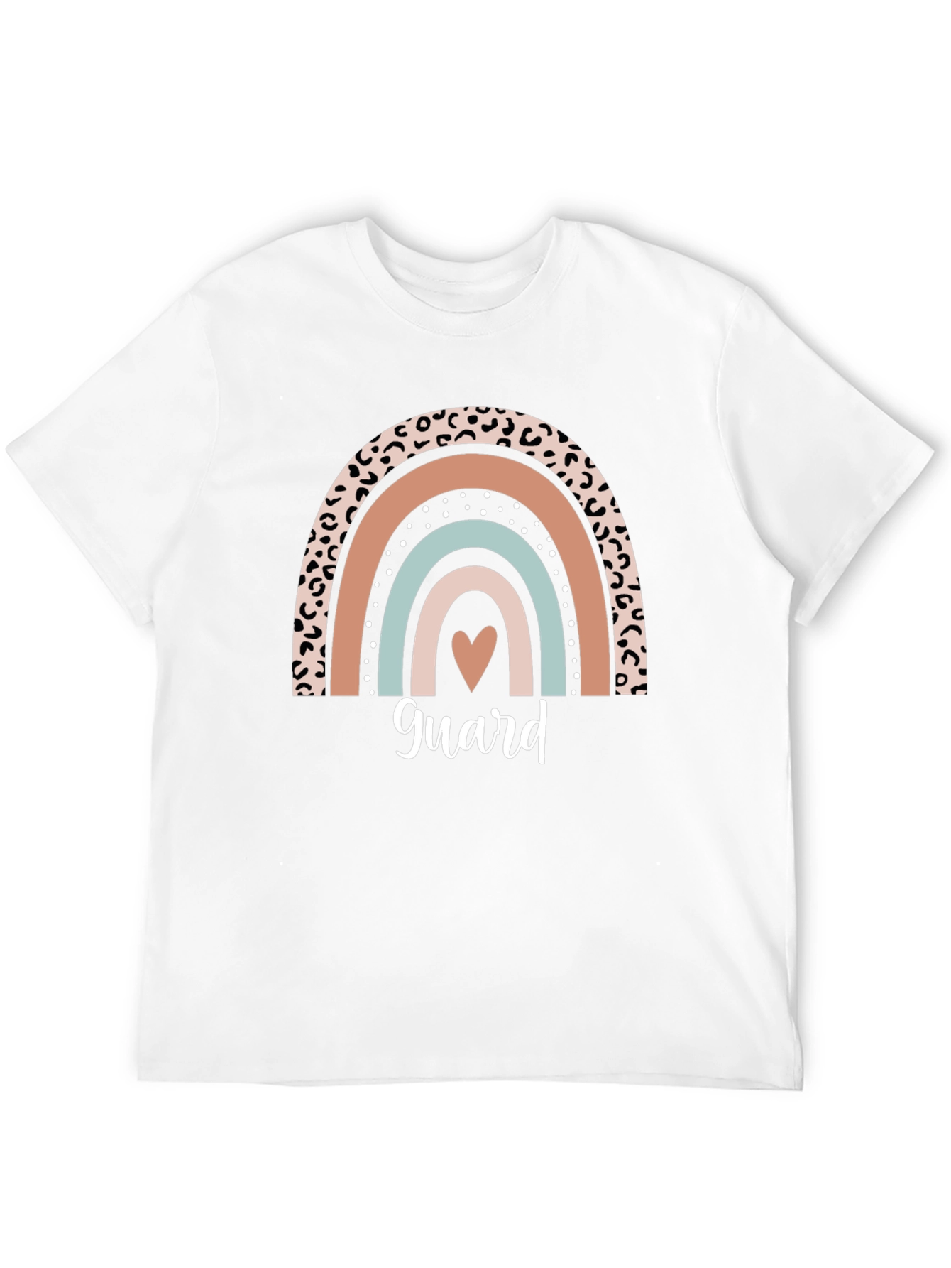 Rainbow Heart Guard Graphic Tee