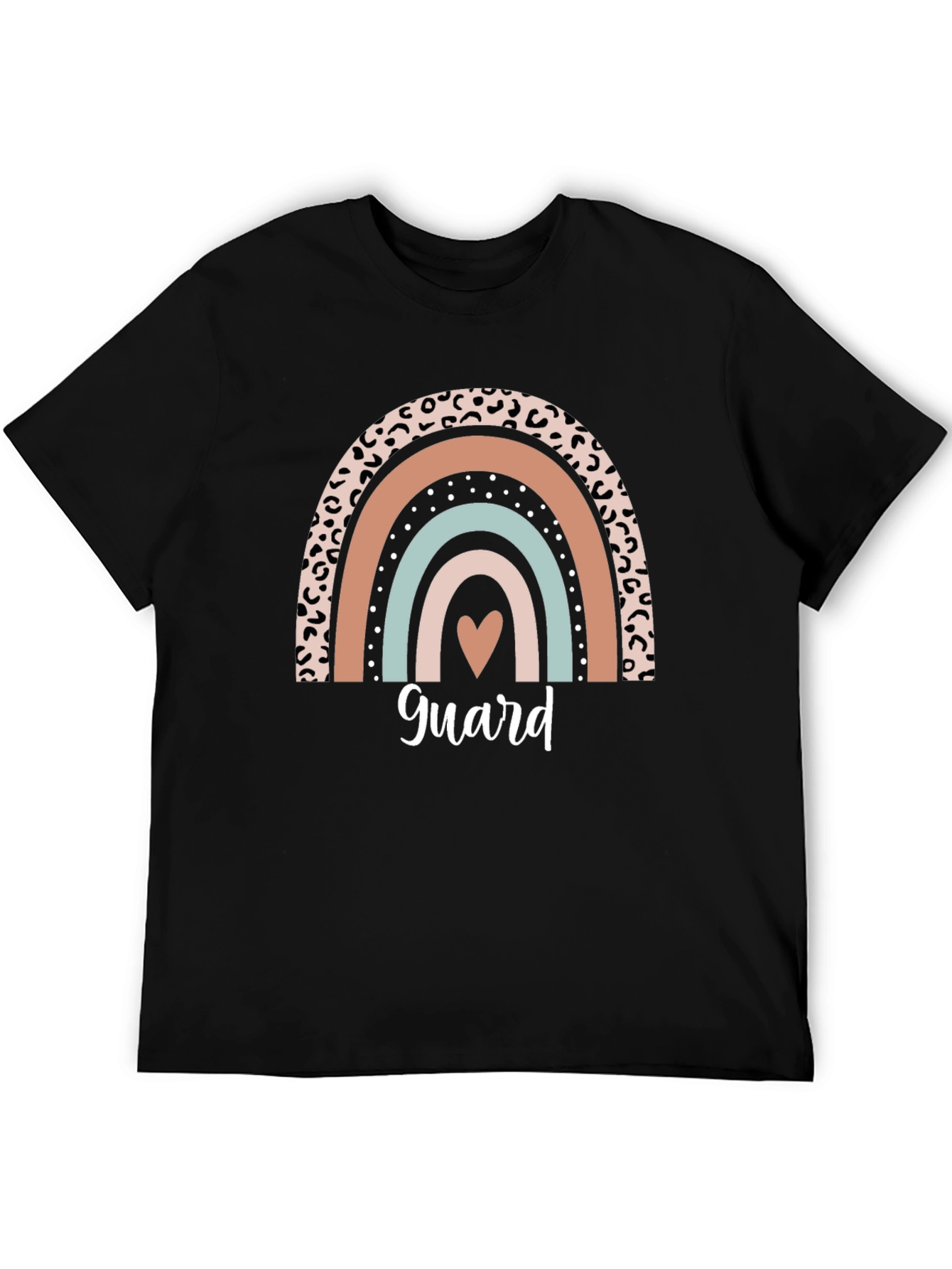 Rainbow Heart Guard Graphic Tee