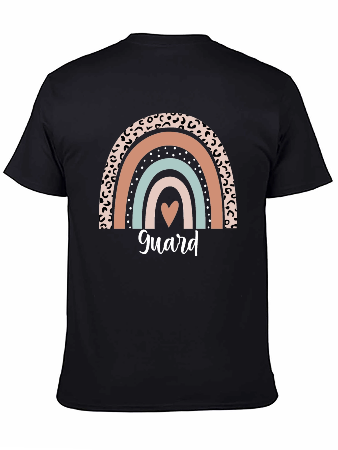 Rainbow Heart Guard Graphic Tee