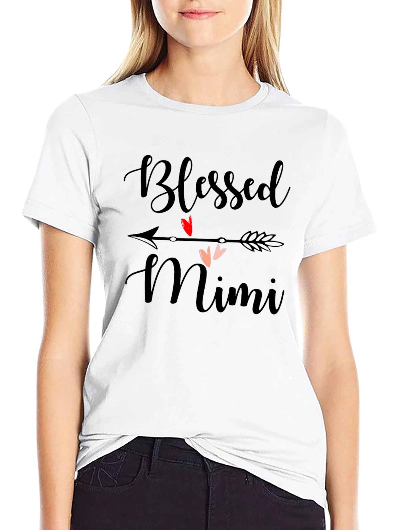 Blessed Mimi T-Shirt - Arrow Heart Design