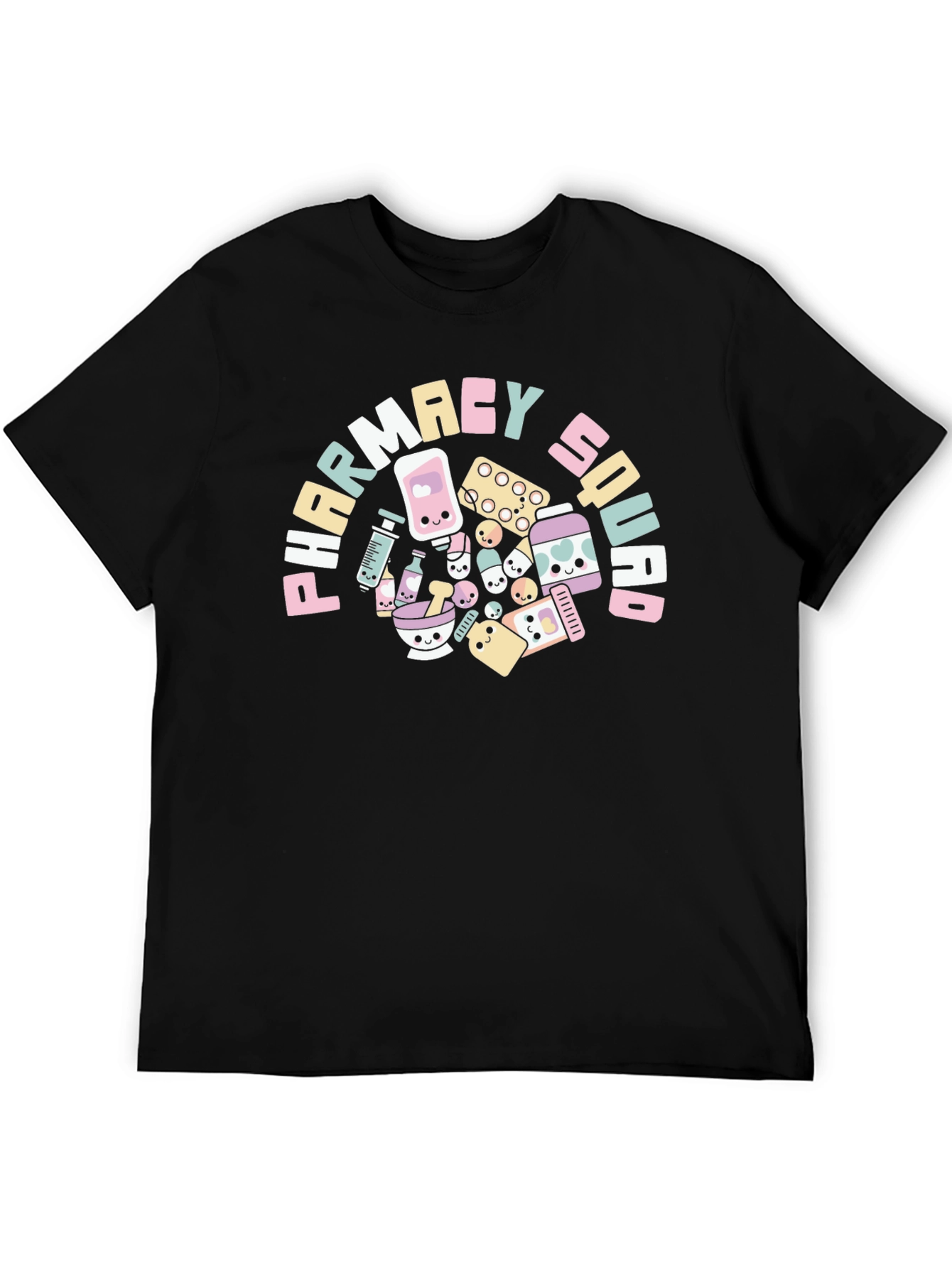 Pharmacy Squad T-Shirt - Cute Pill Design