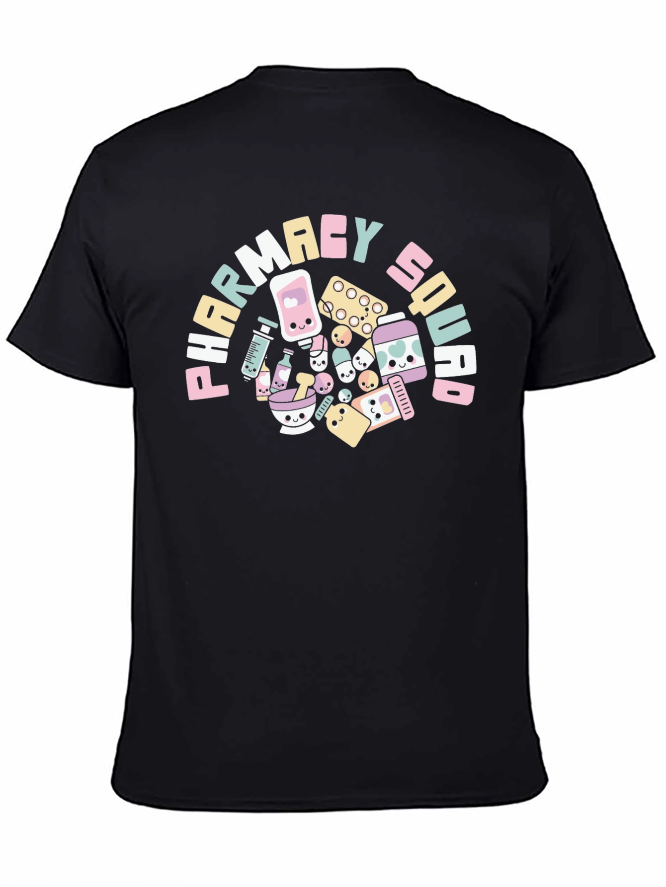 Pharmacy Squad T-Shirt - Cute Pill Design