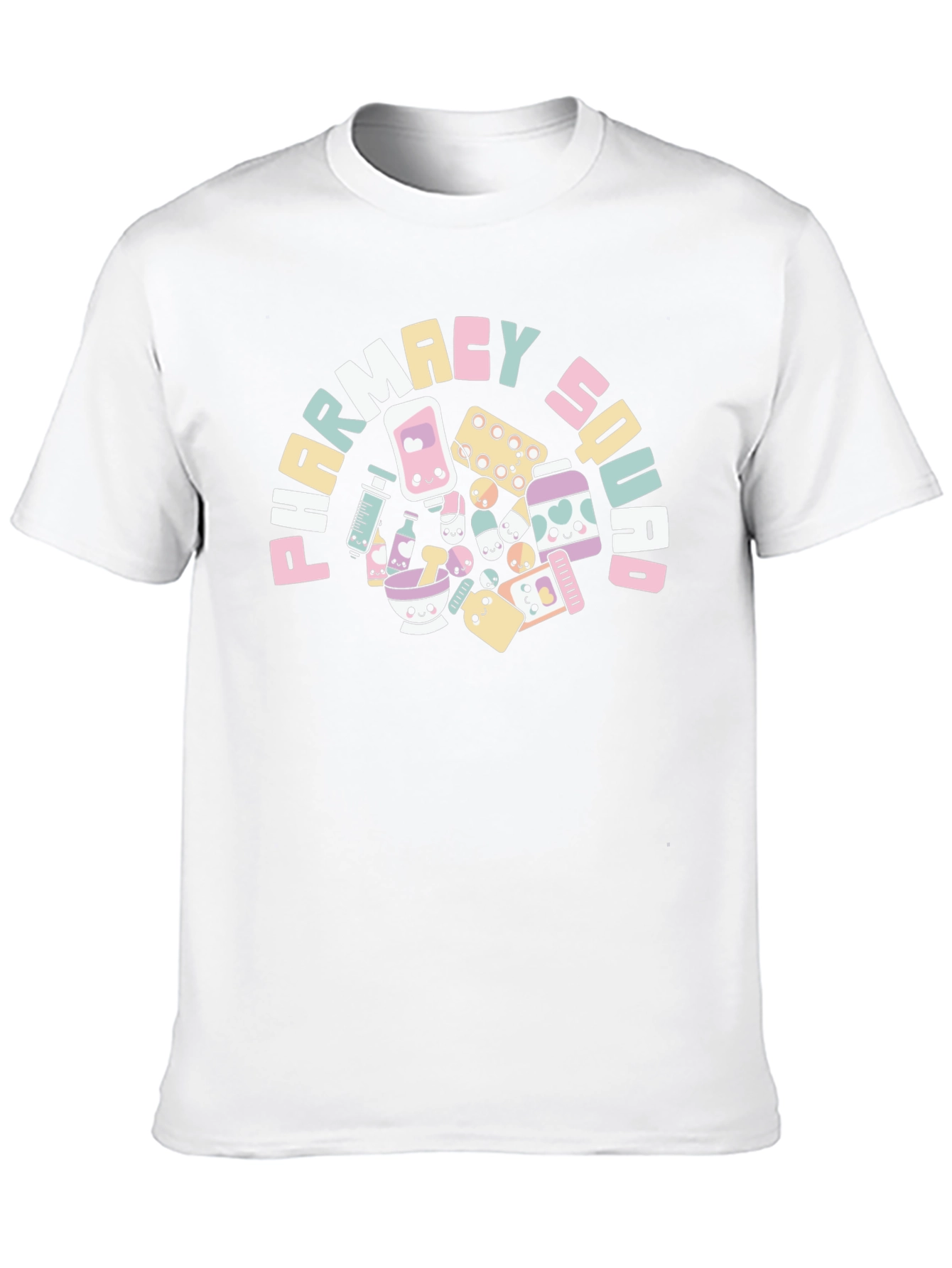 Pharmacy Squad T-Shirt - Cute Pill Design
