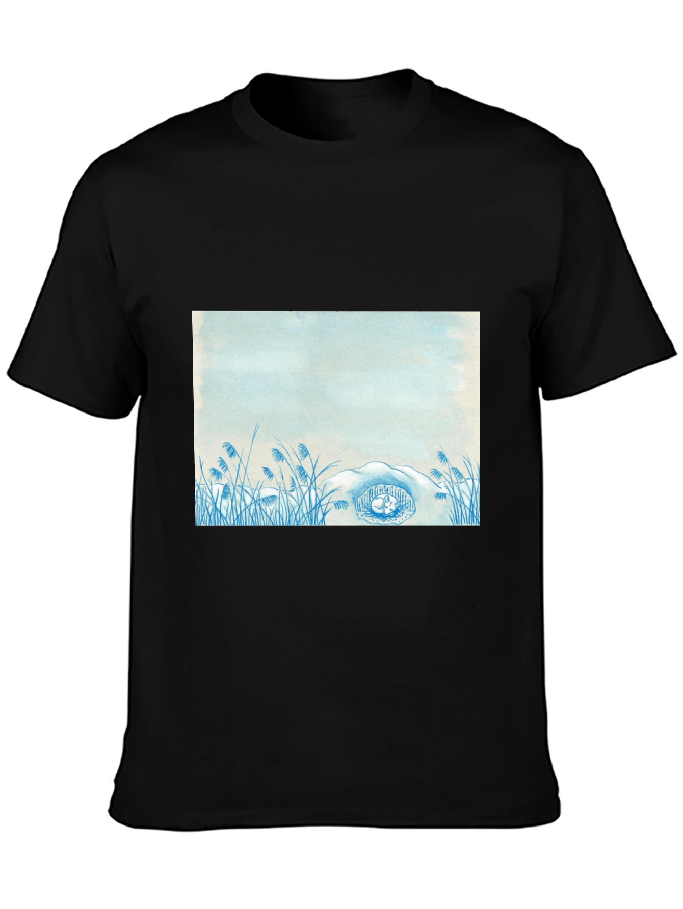 Nature Scene Graphic Tee - Soft Cotton Comfort