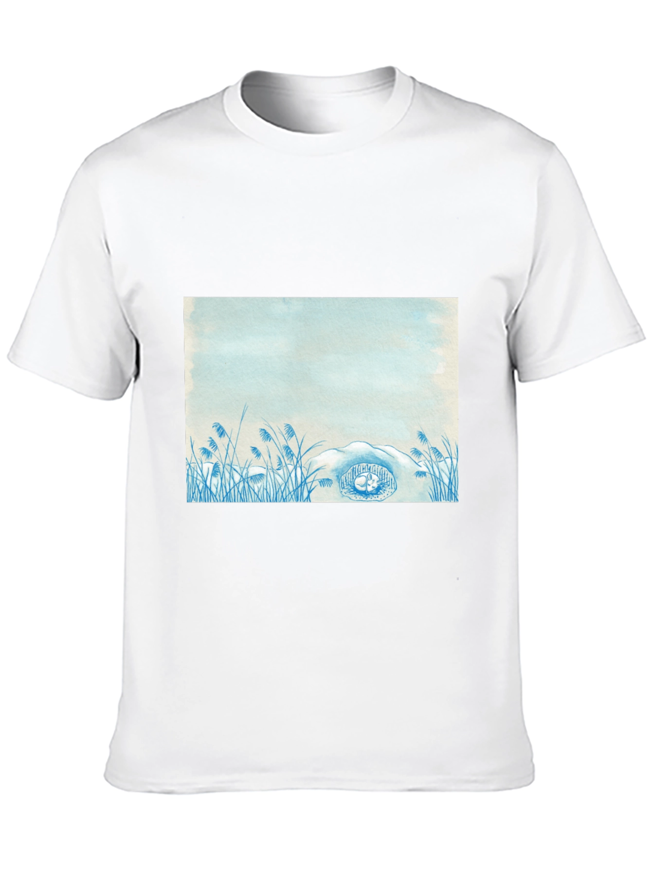 Nature Scene Graphic Tee - Soft Cotton Comfort