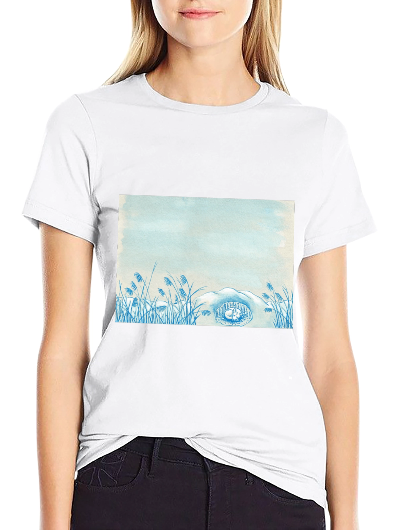 Nature Scene Graphic Tee - Soft Cotton Comfort