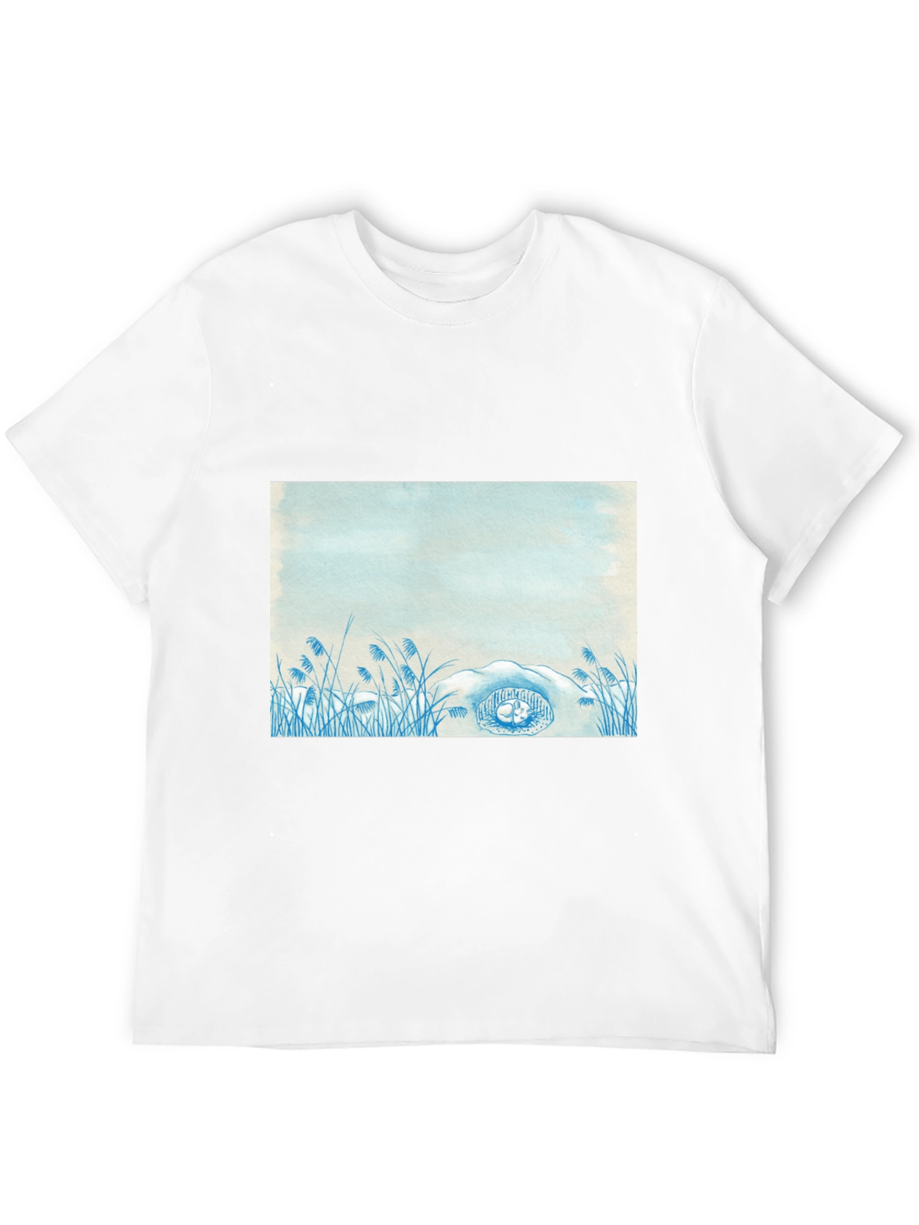 Nature Scene Graphic Tee - Soft Cotton Comfort