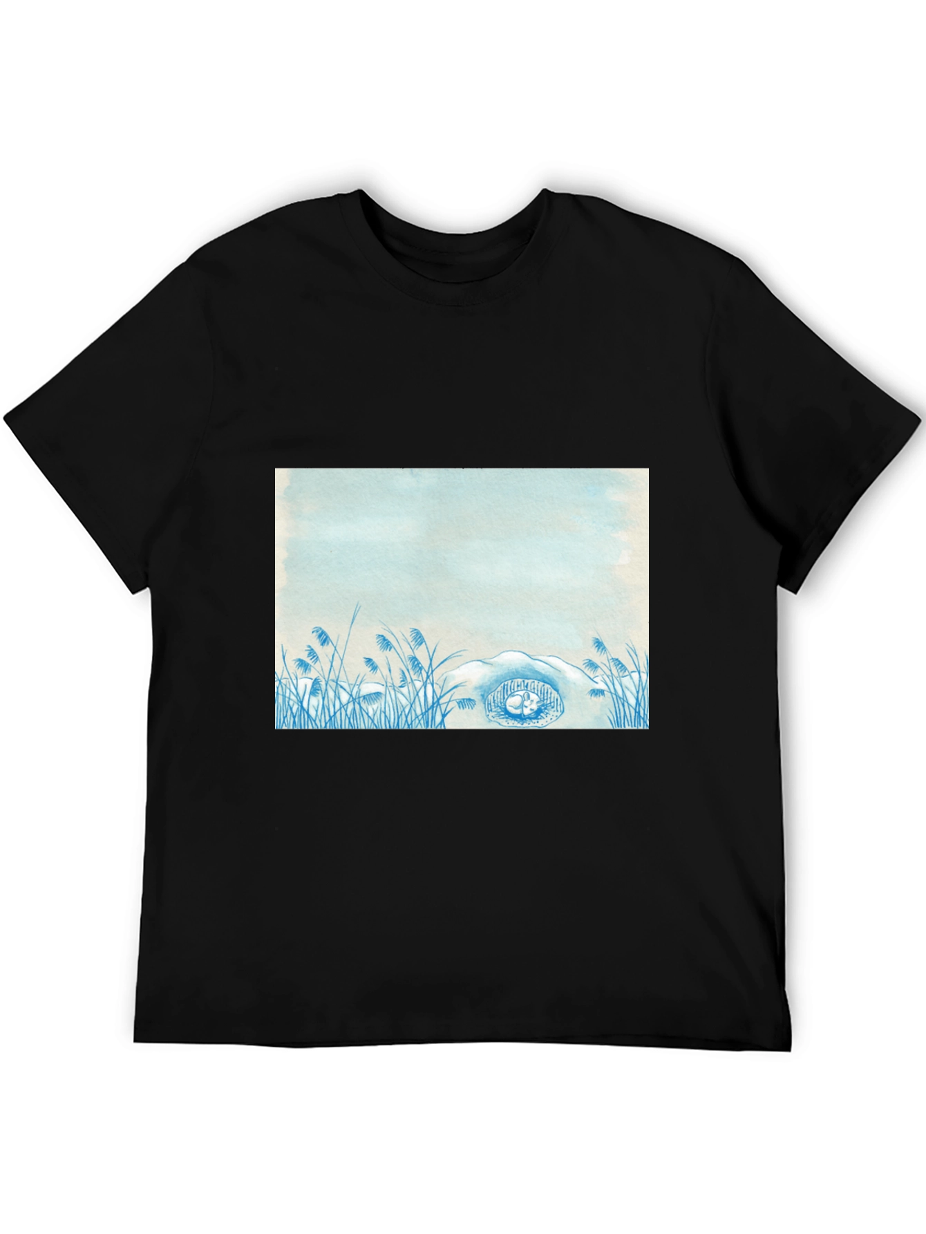 Nature Scene Graphic Tee - Soft Cotton Comfort