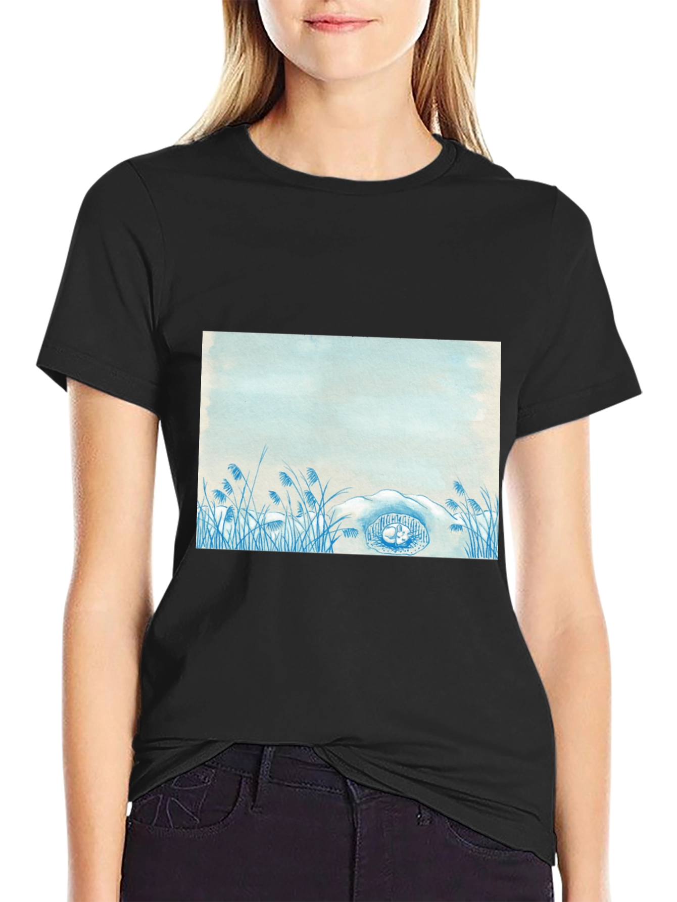 Nature Scene Graphic Tee - Soft Cotton Comfort