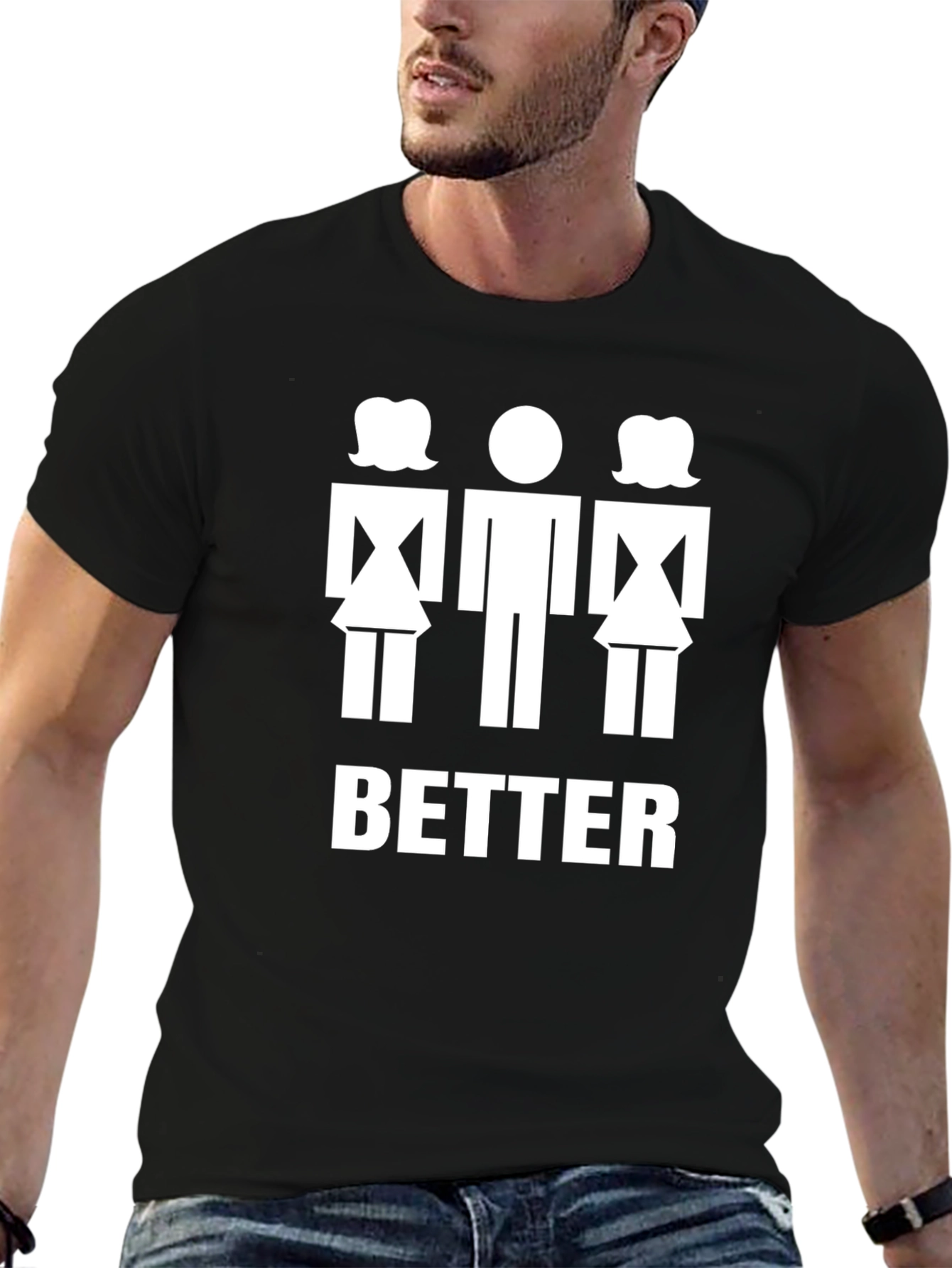 Funny Better with Two Women T-Shirt