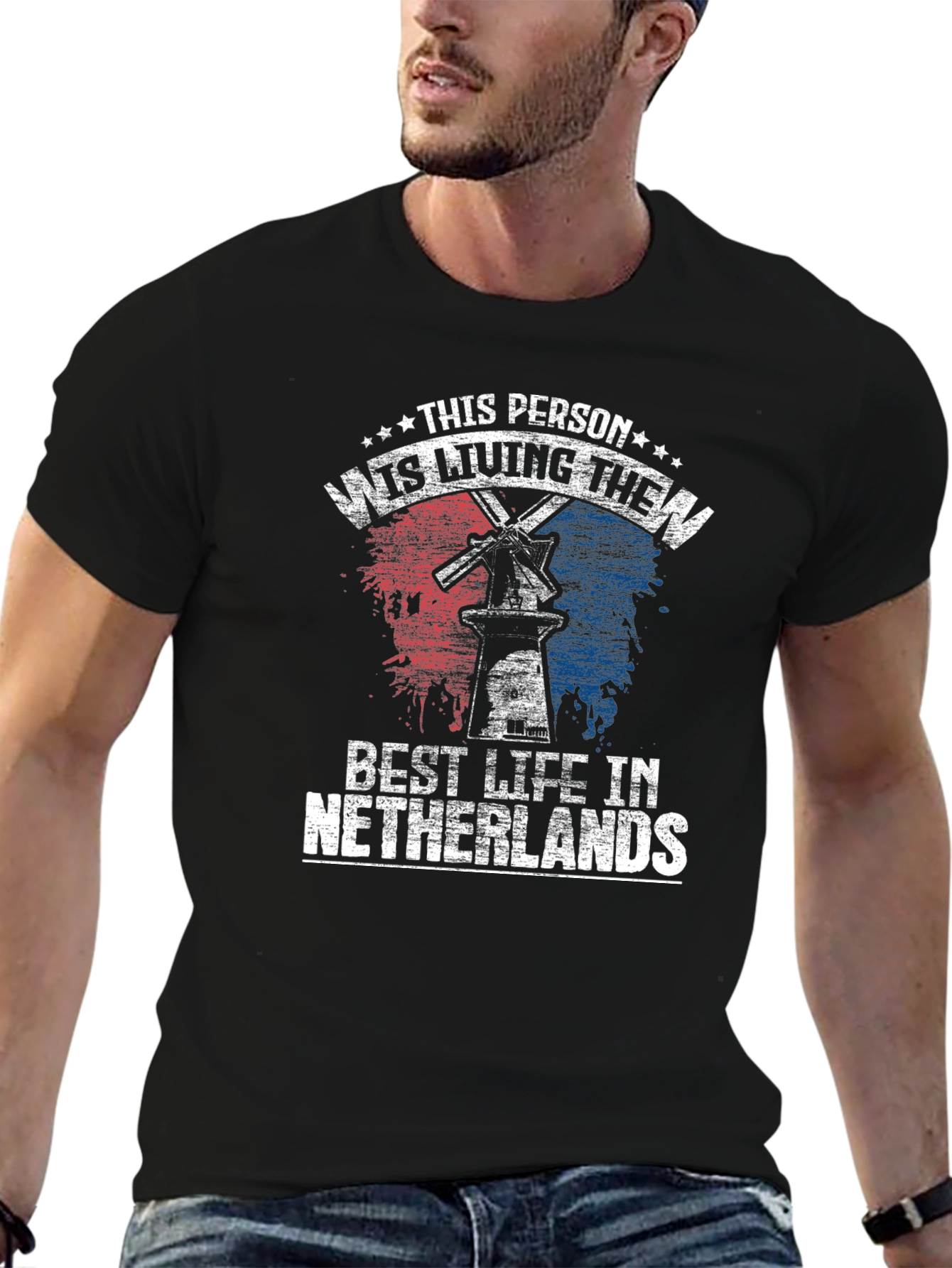 Living the Best Life in Netherlands T-Shirt