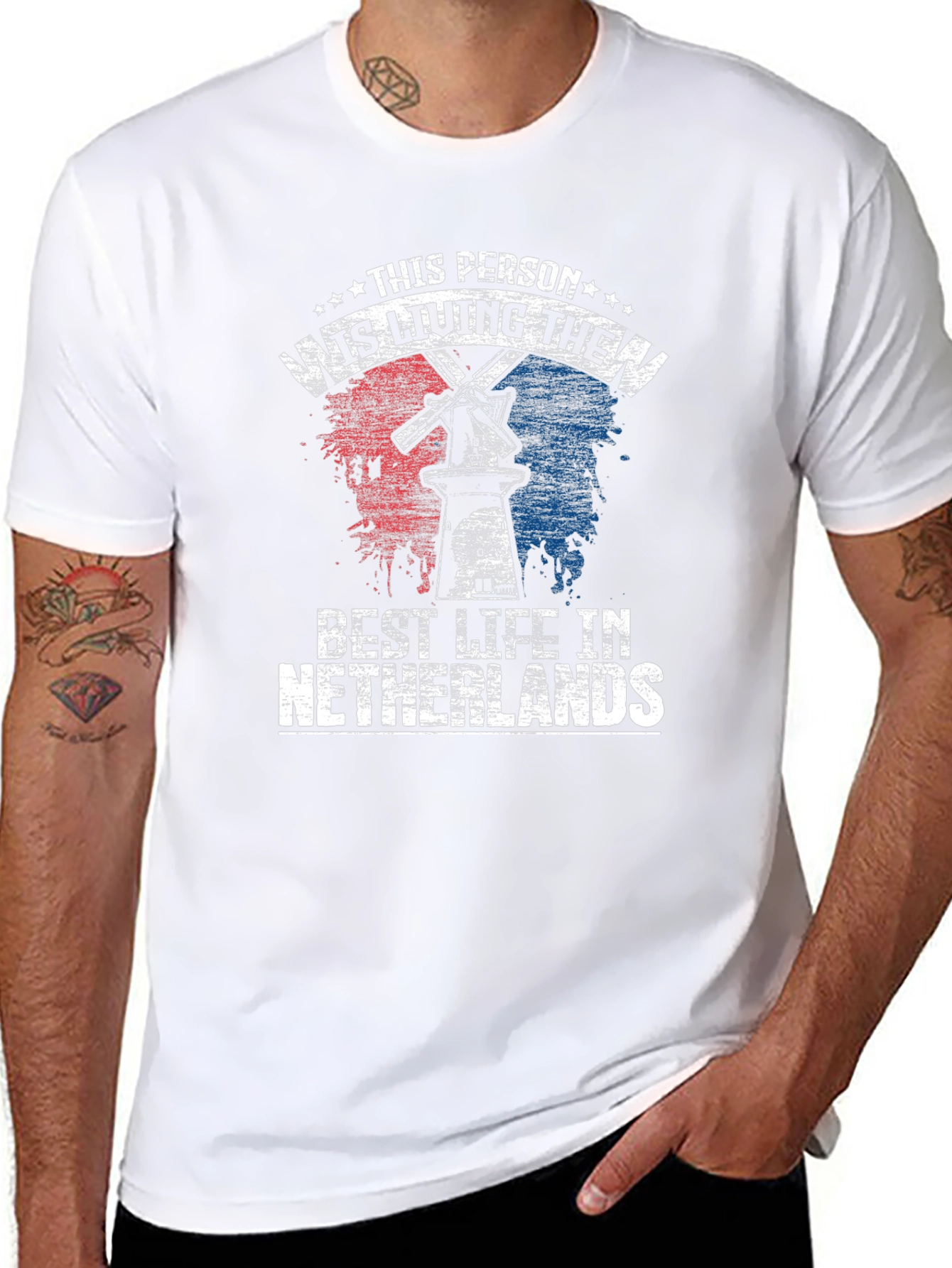 Living the Best Life in Netherlands T-Shirt