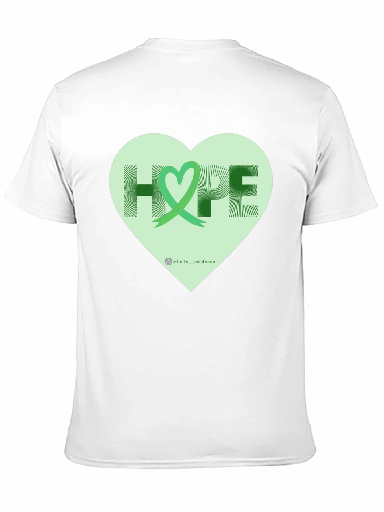 Hope Heart Graphic Tee - Inspiring Awareness Shirt