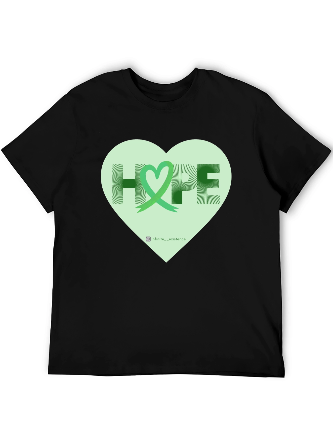 Hope Heart Graphic Tee - Inspiring Awareness Shirt