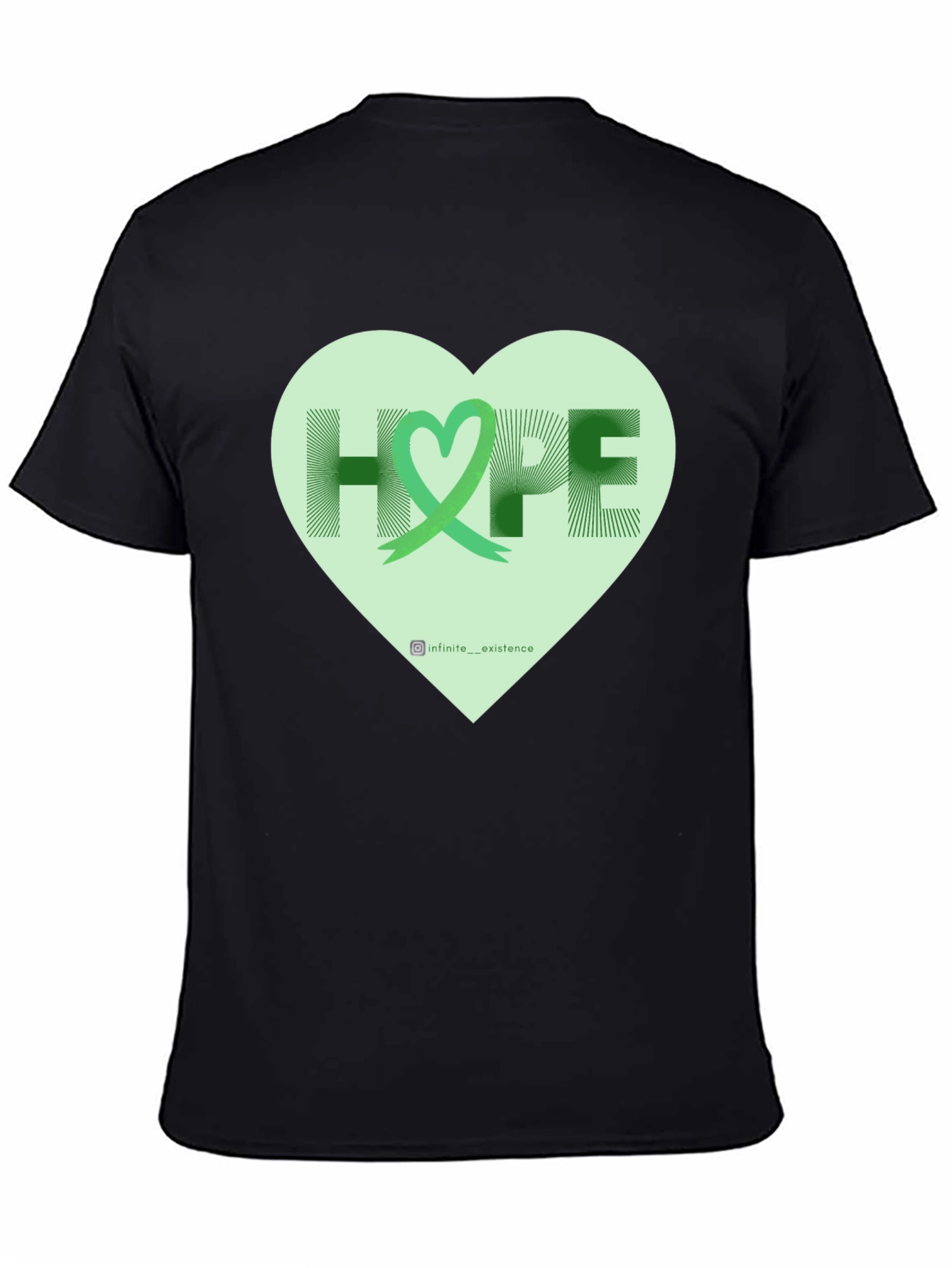 Hope Heart Graphic Tee - Inspiring Awareness Shirt