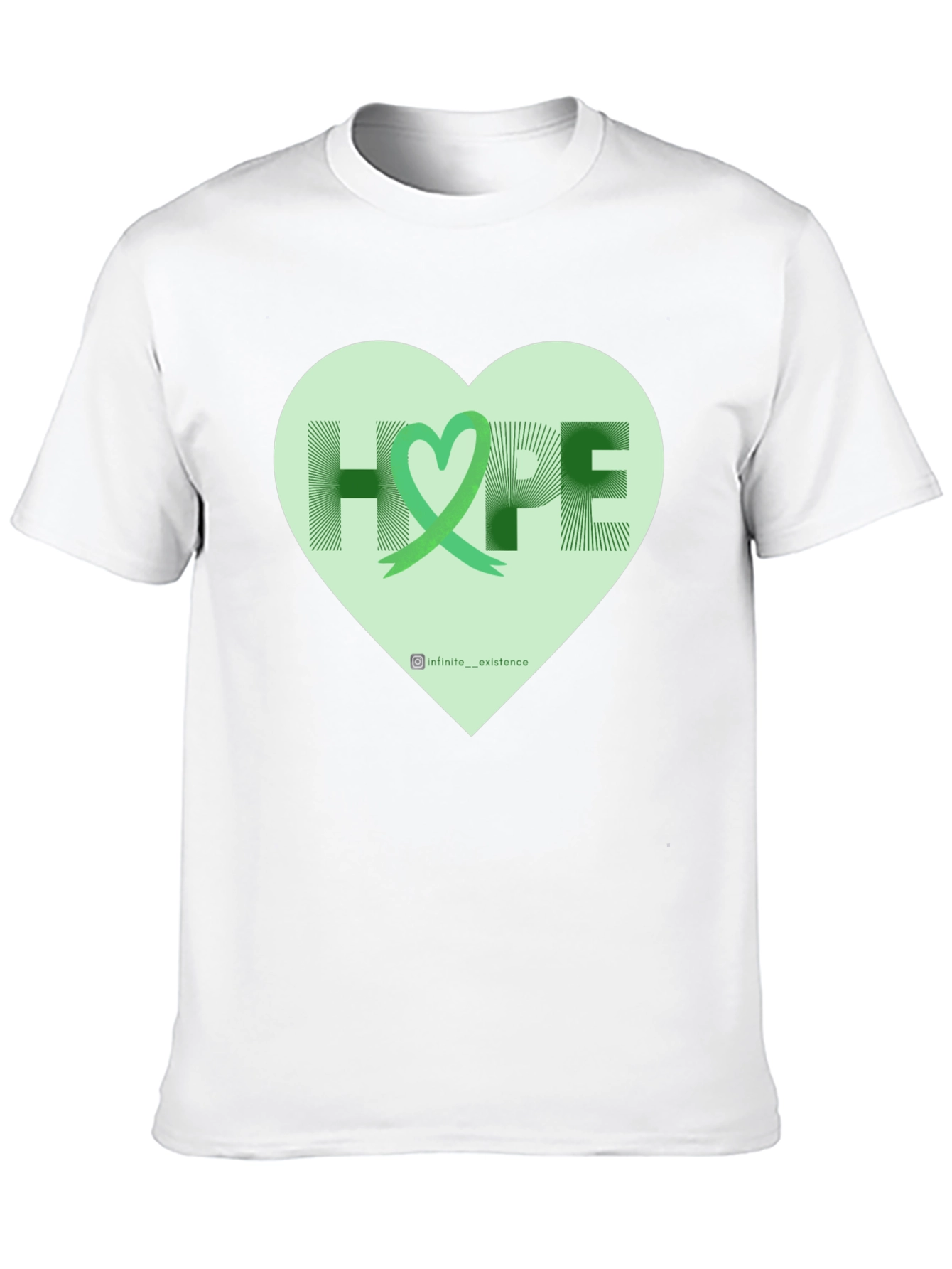 Hope Heart Graphic Tee - Inspiring Awareness Shirt